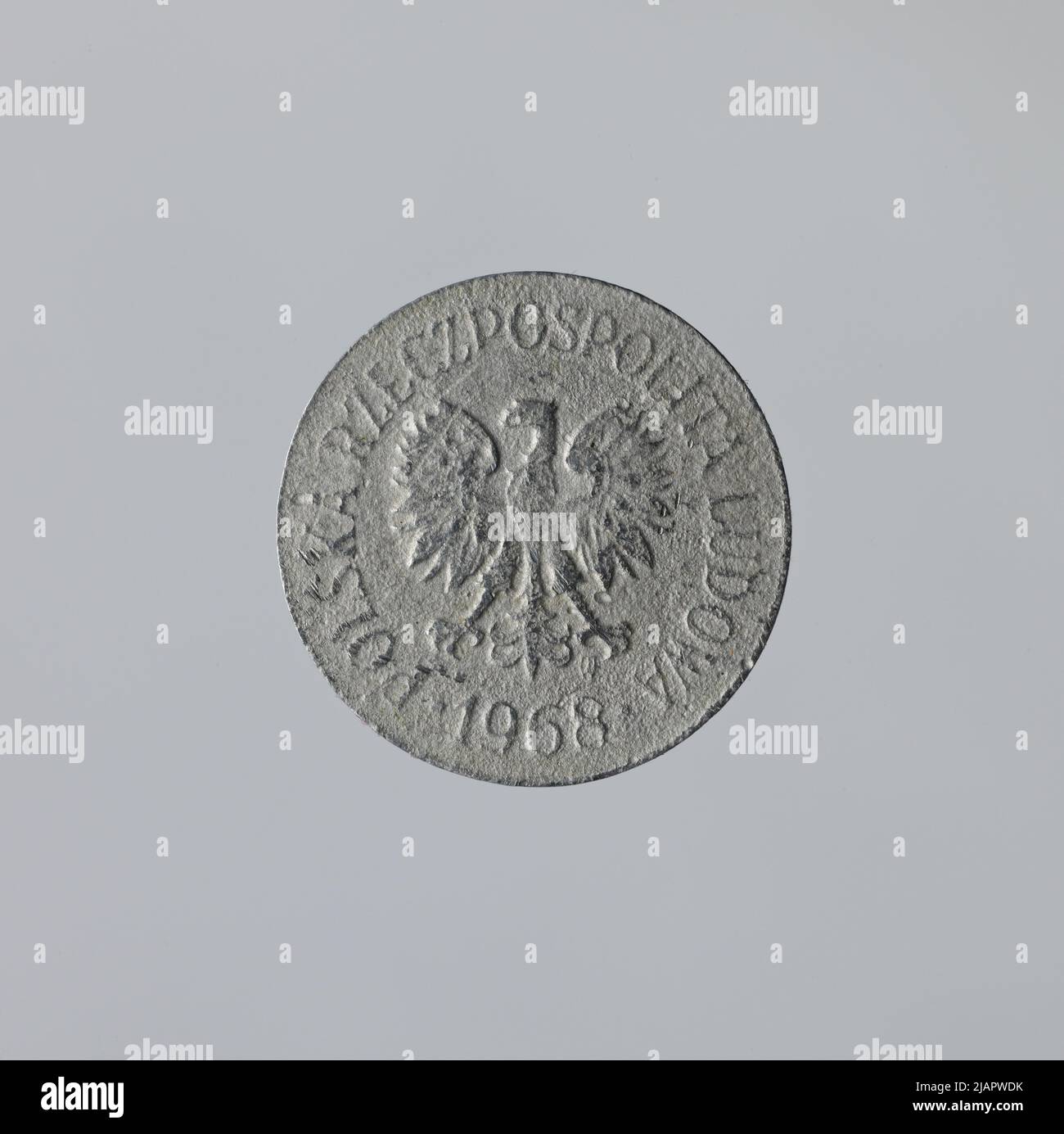 False coin, 10 Grossen, 1968, Repubiic du peuple de Pologne Banque D'Images