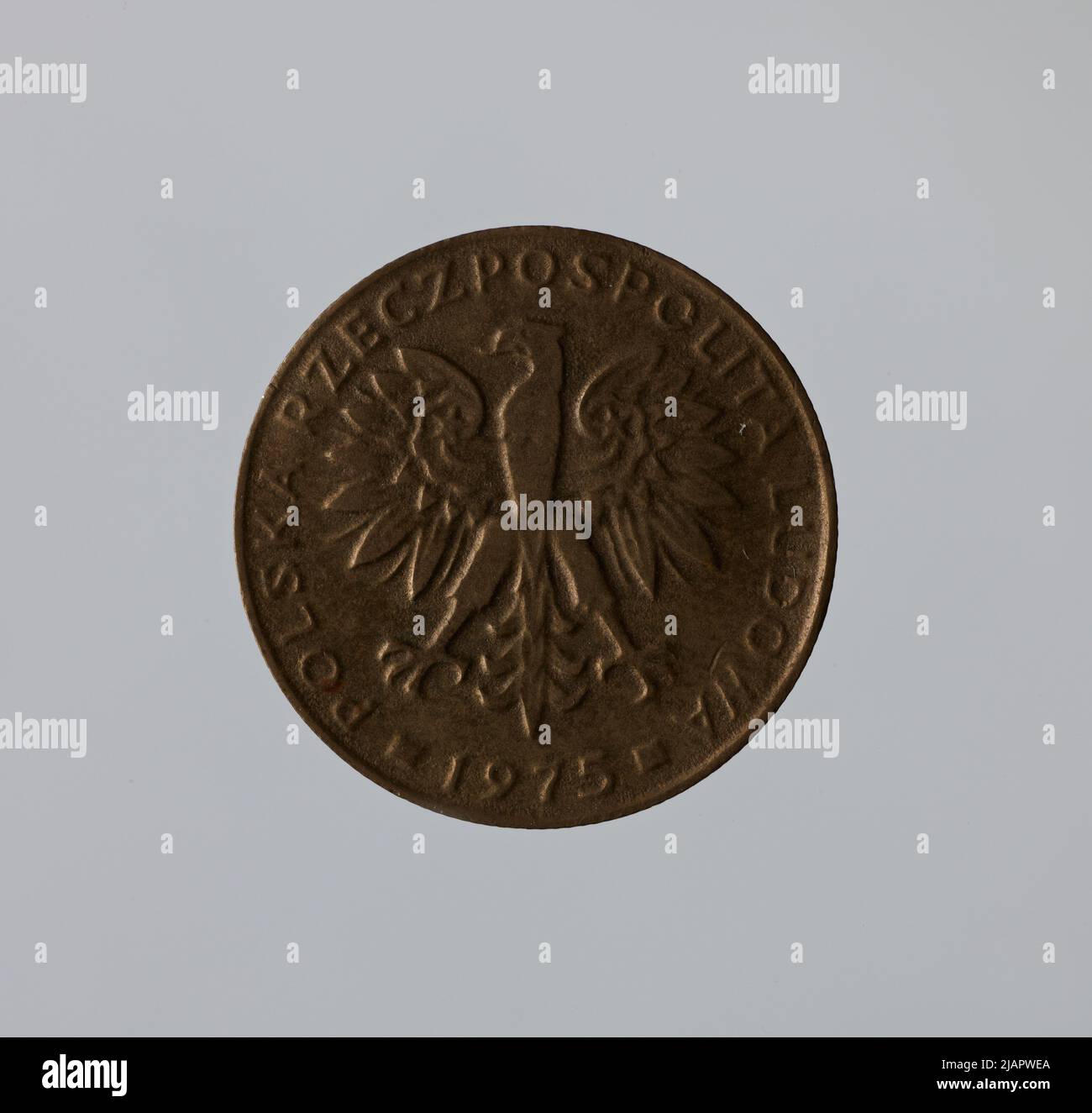 Fausse pièce, 2 zlotys, 1973, RepubIIc du peuple de Pologne Banque D'Images