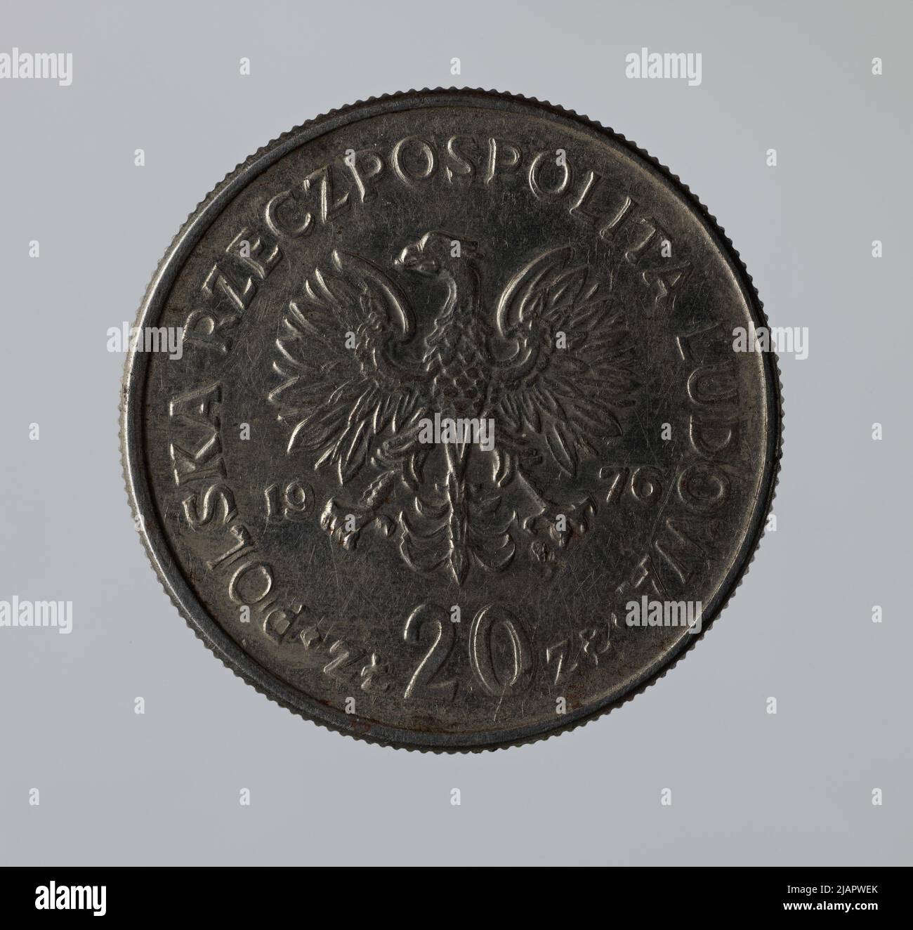 Fausse pièce, 20 zlotys, 1976, RepubIIc du peuple de Pologne Banque D'Images