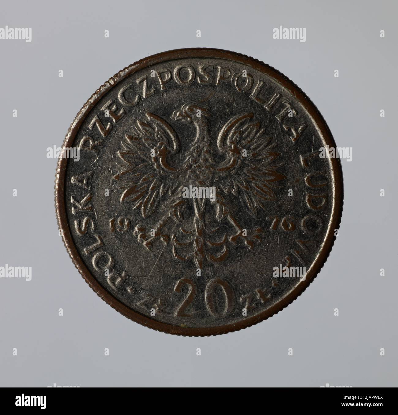 Fausse pièce, 20 zlotys, 1976, RepubIIc du peuple de Pologne Banque D'Images