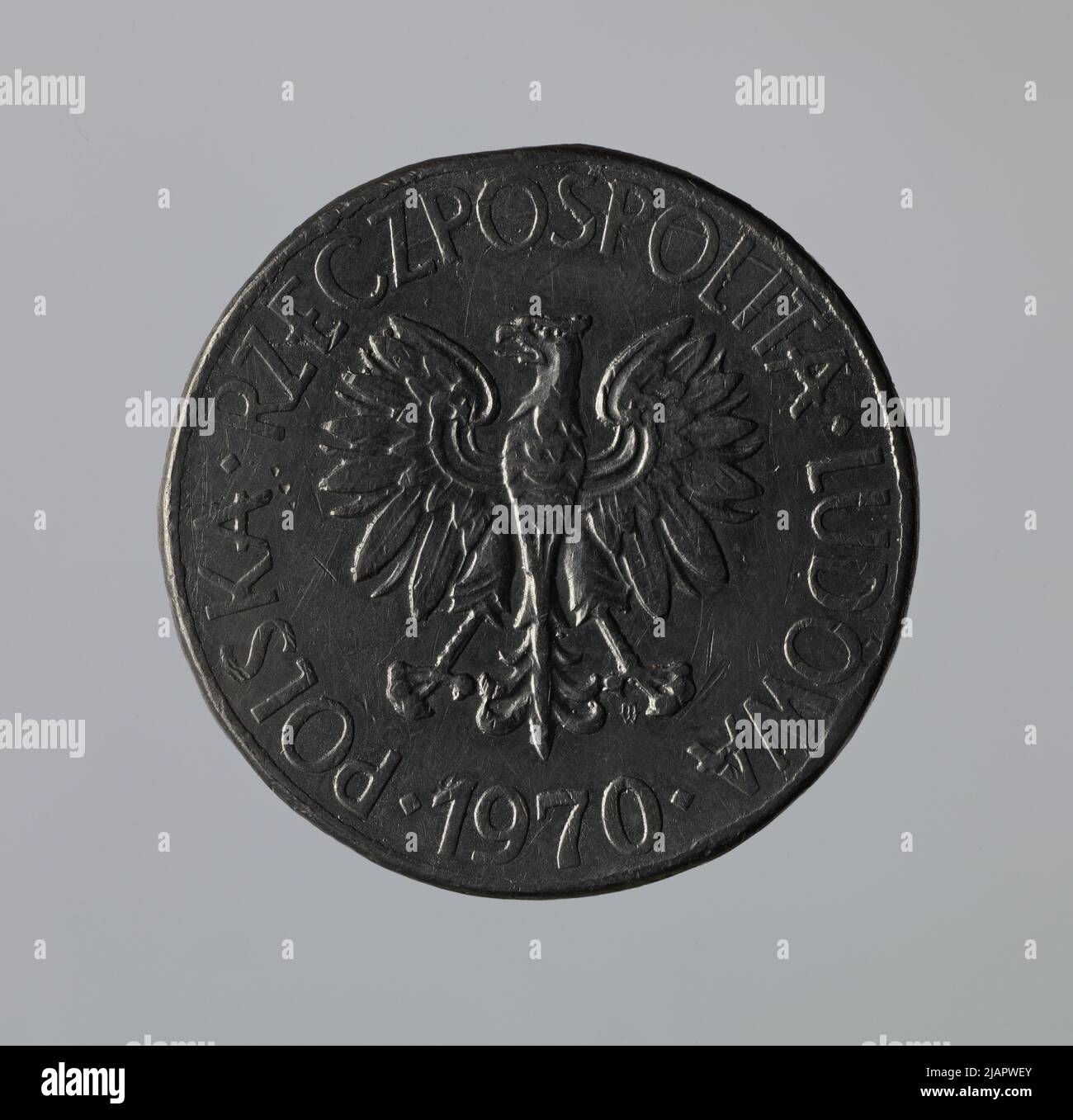 Fausse pièce, 10 zlotys, 1970, RepubIIc du peuple de Pologne Banque D'Images