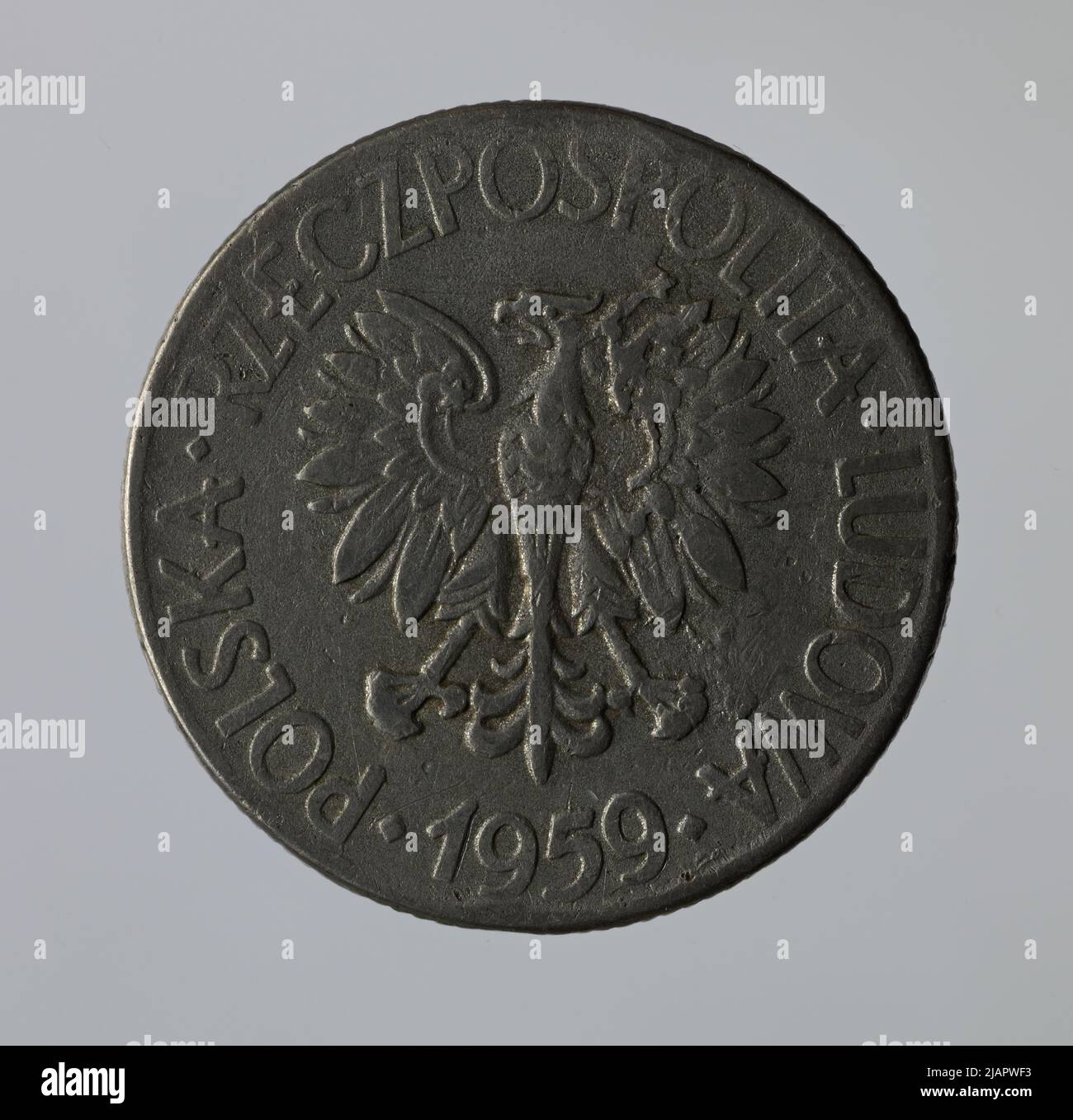 Fausse pièce, 10 zlotys, 1959, RepubIIc du peuple de Pologne Banque D'Images