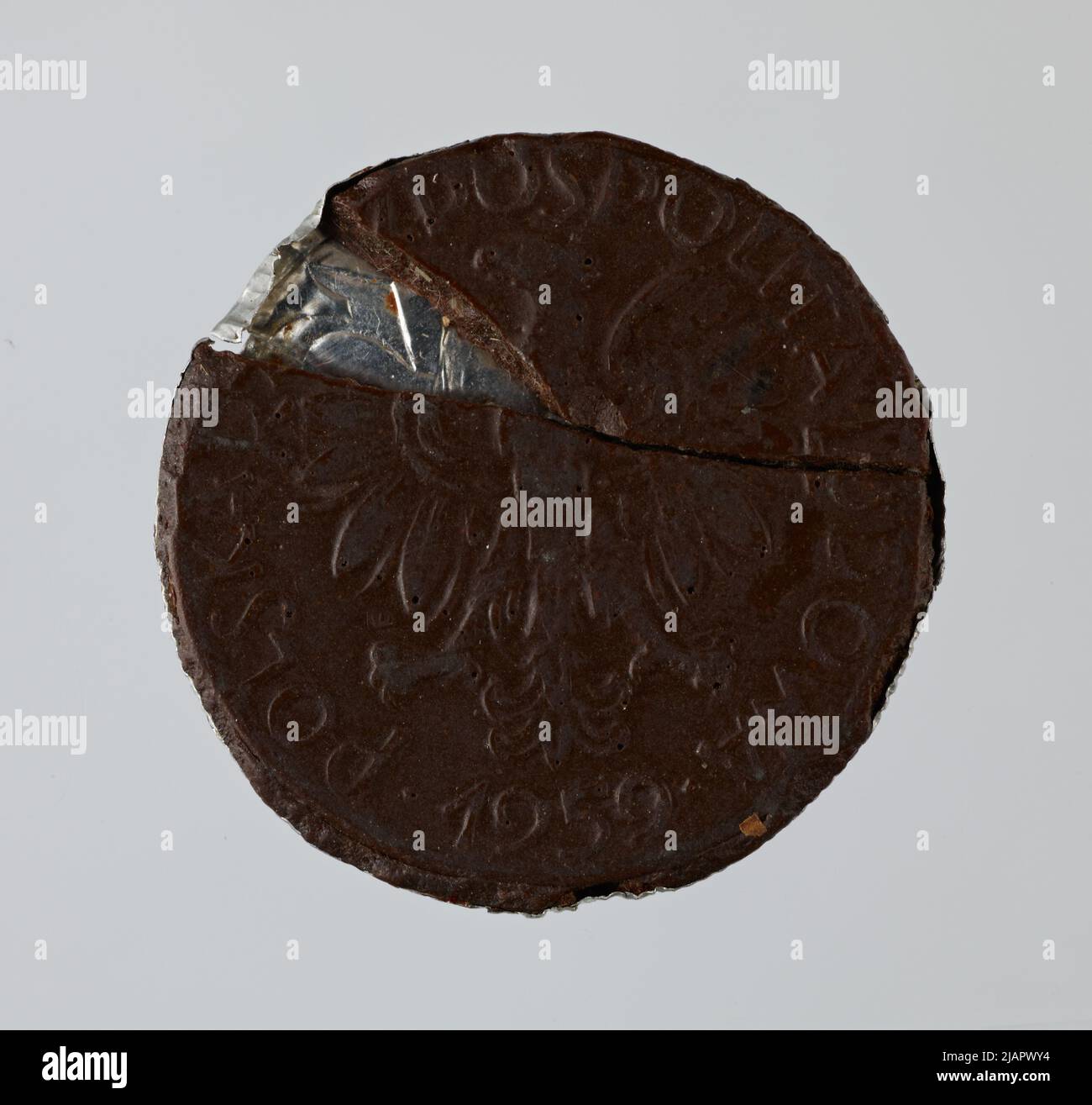 Fausse pièce, 5 zlotys, 1959, RepubIIc du peuple de Pologne Banque D'Images