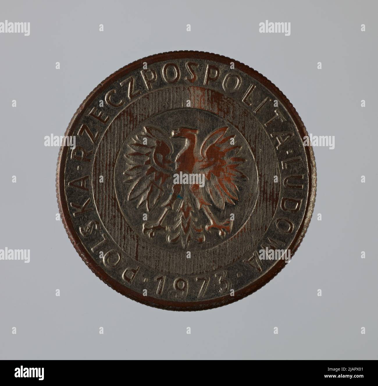 Fausse pièce, 20 zlotys, 1973, RepubIIc du peuple de Pologne Banque D'Images