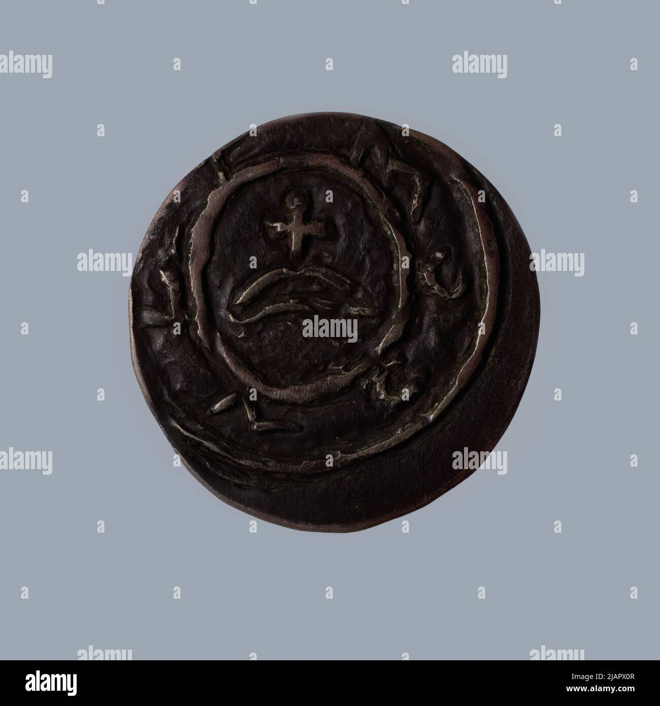 False coin, Penny, 1013 1025, Mieszko II (1025 1031) Banque D'Images