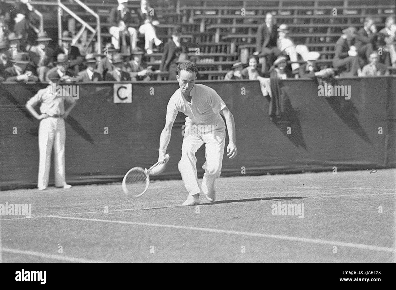Vivian McGrath, joueur de tennis australien pour hommes, ca. 1934 Banque D'Images