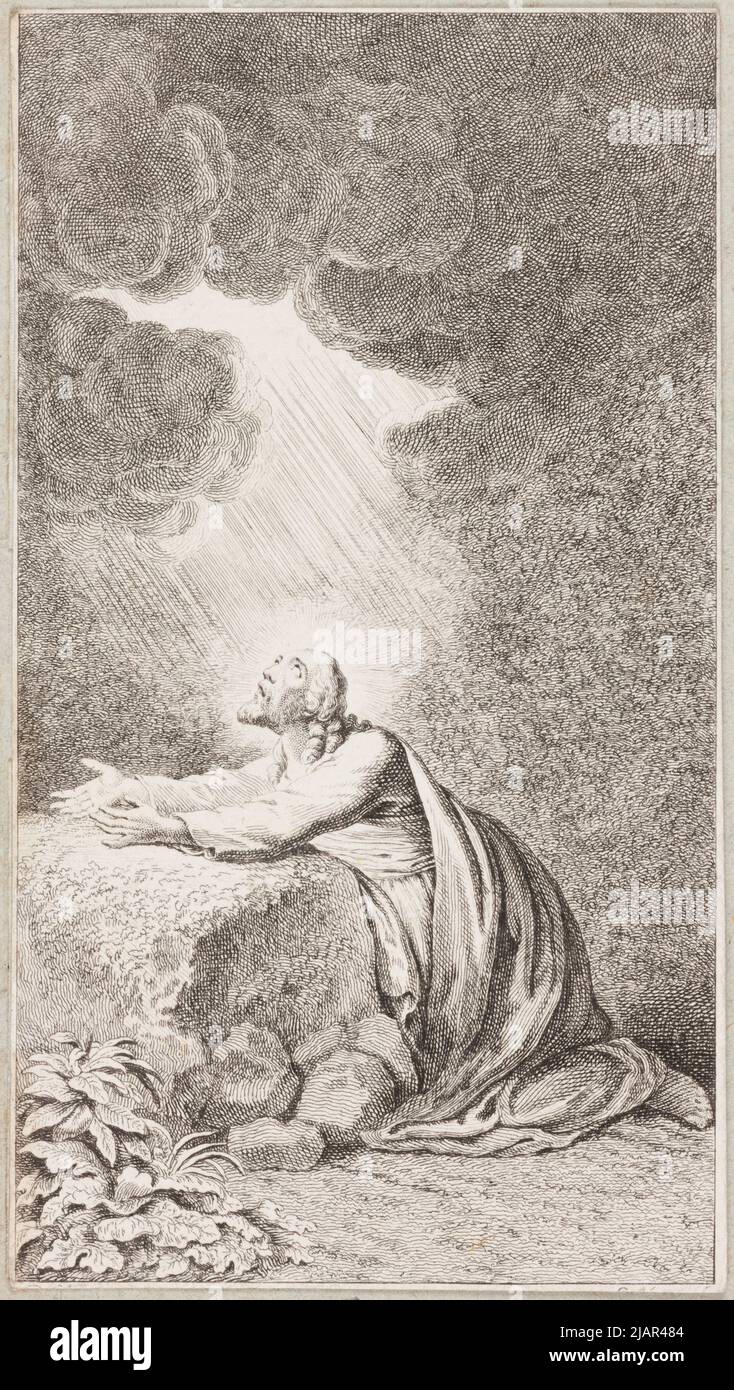Le titre vignette pour les sermons J. F. Woltersdorf, publié dans: Sermons de la plus grande partie du champ de 1780 est 1791 à comment. Kärnten, 1792, Daniel Nikolaus (1726 1801) Banque D'Images