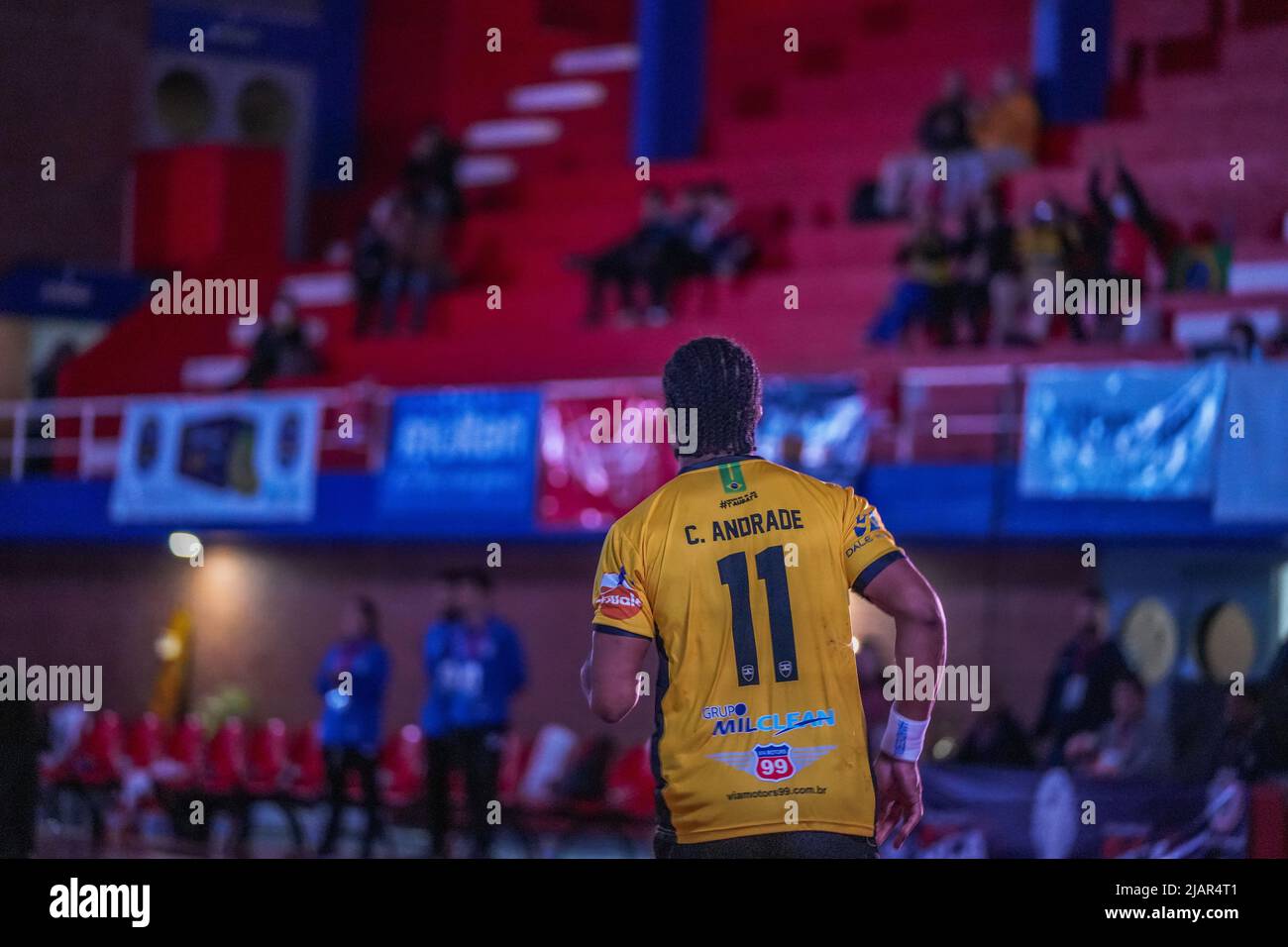 Finale des clubs de handball panaméricains joué à Buenos Aires sur 28 mai 2022 entre les clubs Taubate et Pinhieros, tous deux du Brésil. Banque D'Images