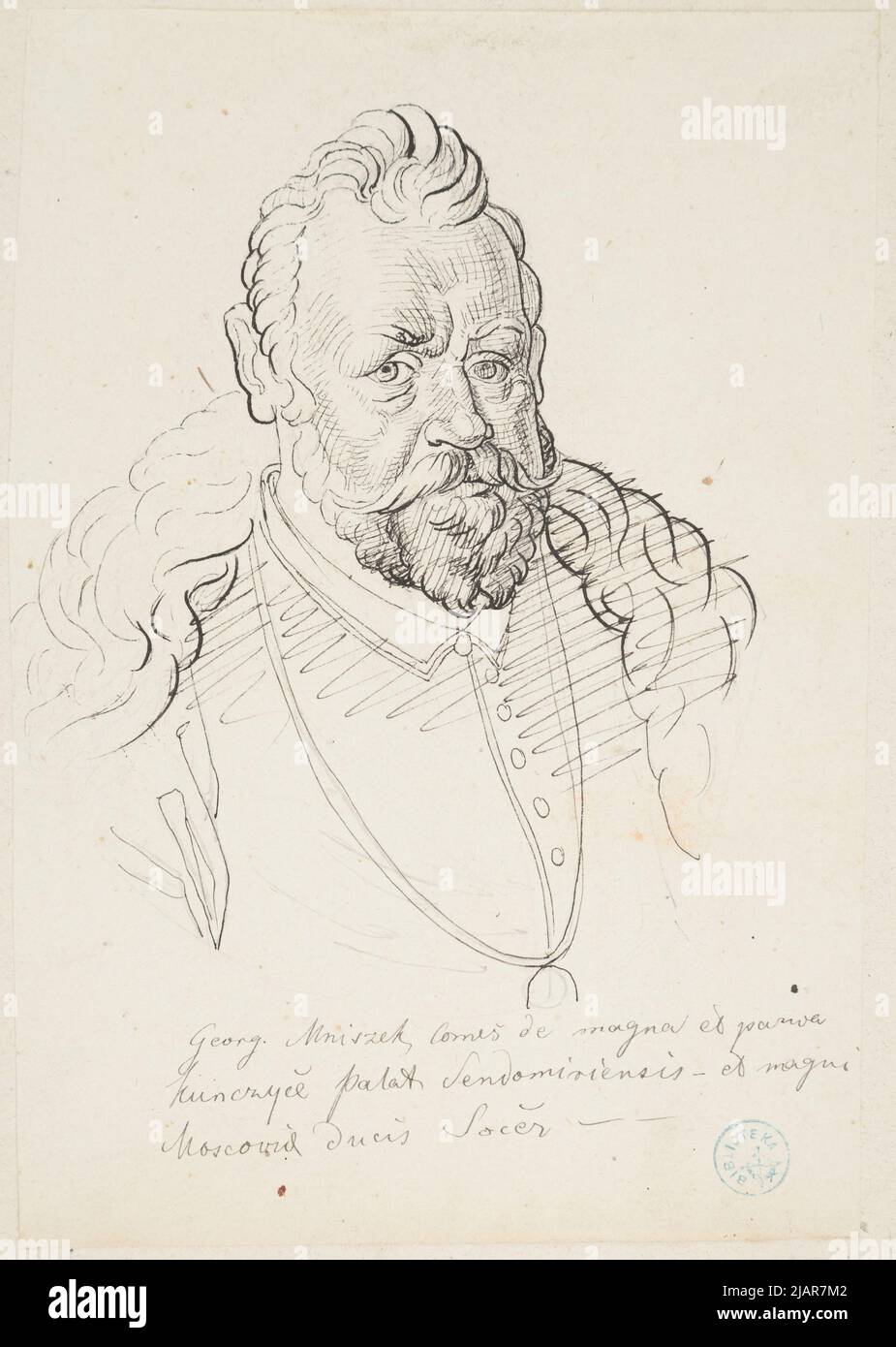 Portrait de Jerzy Mniszek Castellan Sandomierz Unknown, Kilian, Lucas (1579 1637) Banque D'Images
