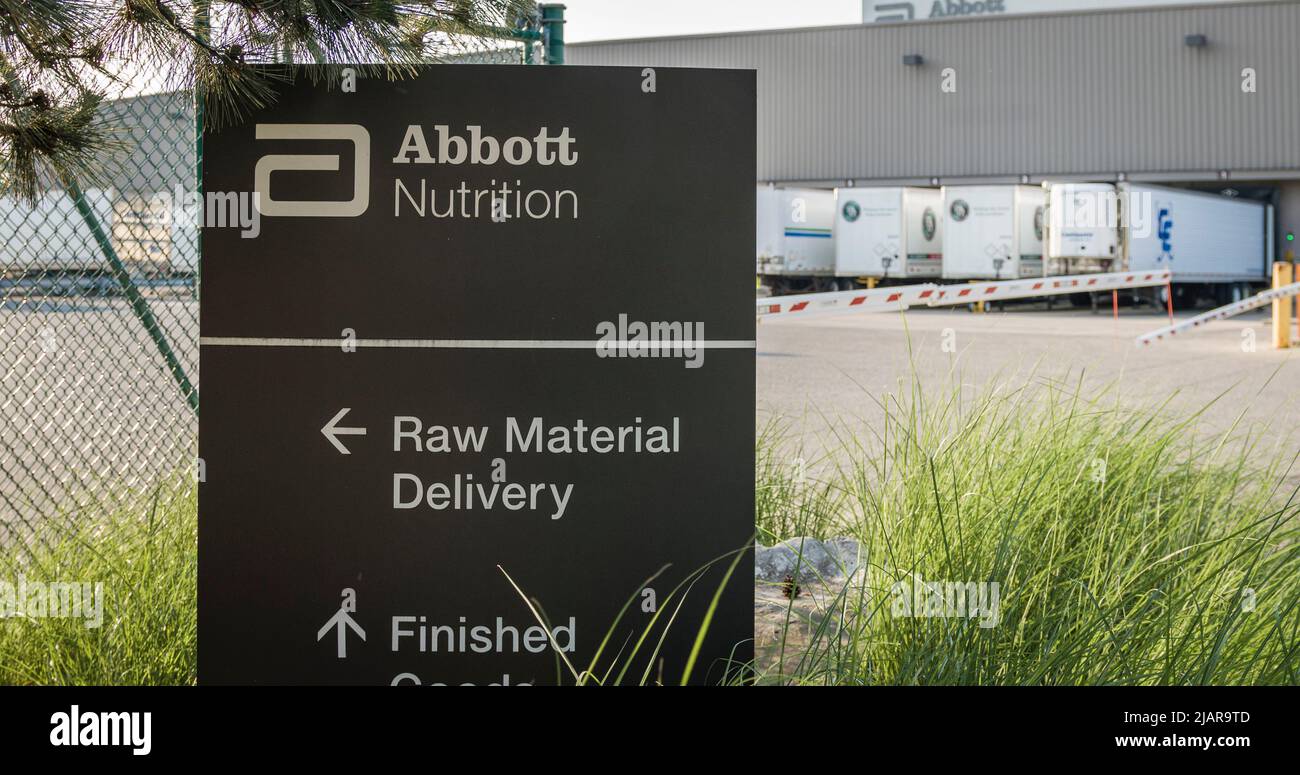 Columbus, Ohio - 31 mai 2022 : centre de nutrition Abbott Banque D'Images