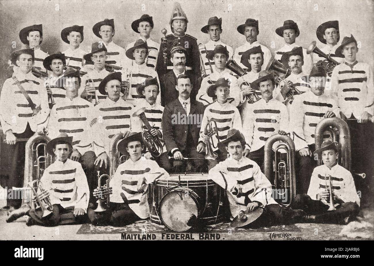 L'Australie fédérale Maitland Band, New South Wales, 1905 Banque D'Images