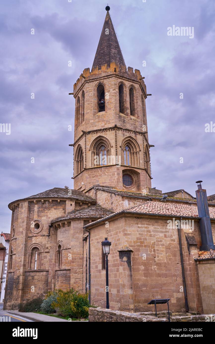 Sanguesa, Navarre Espagne mars 6 2022, l'église de Santa Maria la Real Banque D'Images