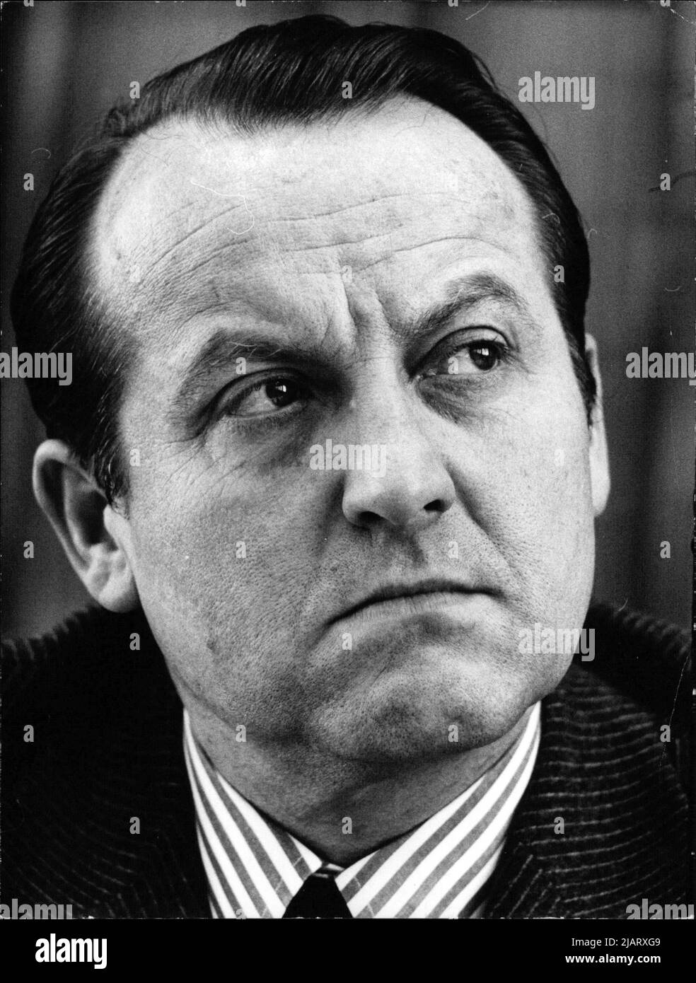 Portrait von Christian Otto Schlecht, deutscher Wirtschaftswissenschaften und Staatssekretär im Bundesministerium für Wirtschaft. Banque D'Images