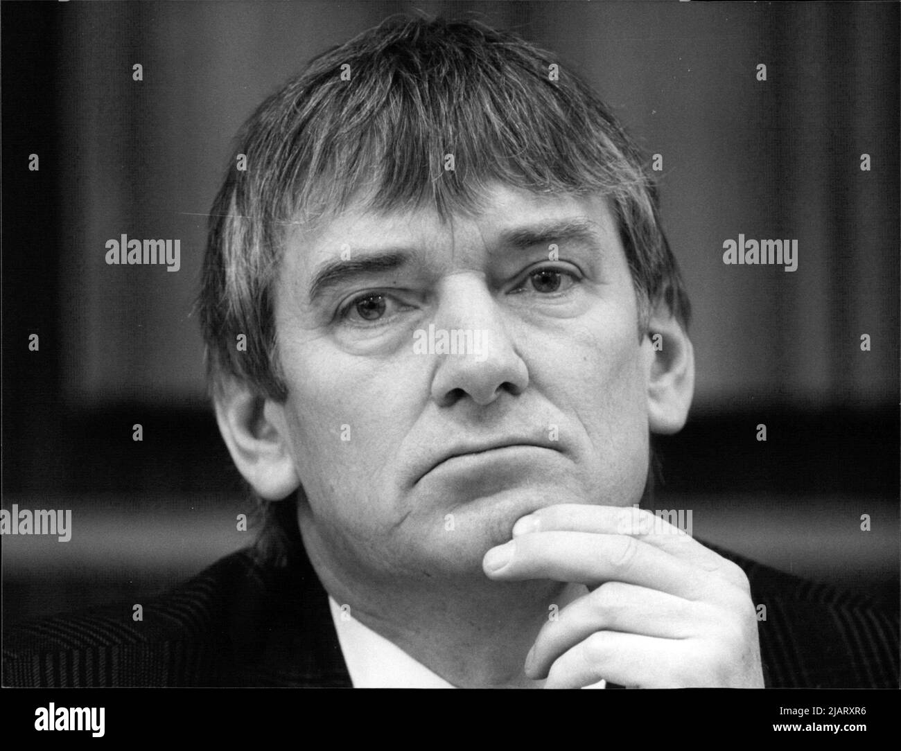 Foto des Politikers Otto Schily (Die Grünen). Banque D'Images