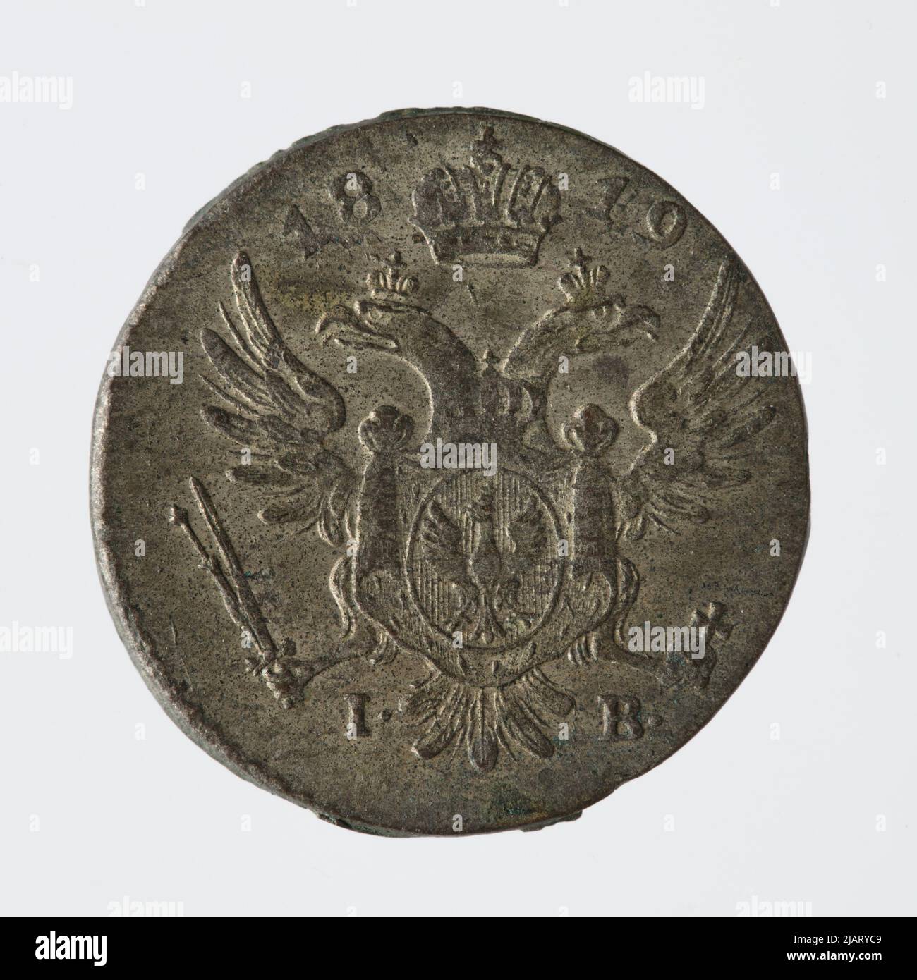 Cinq pennies Alexandre i Mint de Varsovie, Aleksander et Banque D'Images