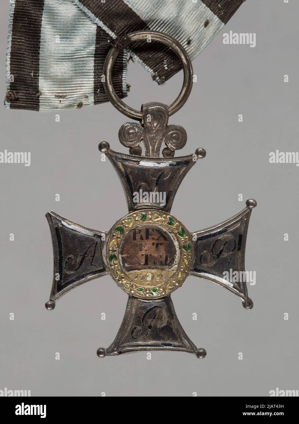 Ordre militaire du duché de Varsovie Virtuti Militari classe V Janasch, Andrzej Banque D'Images