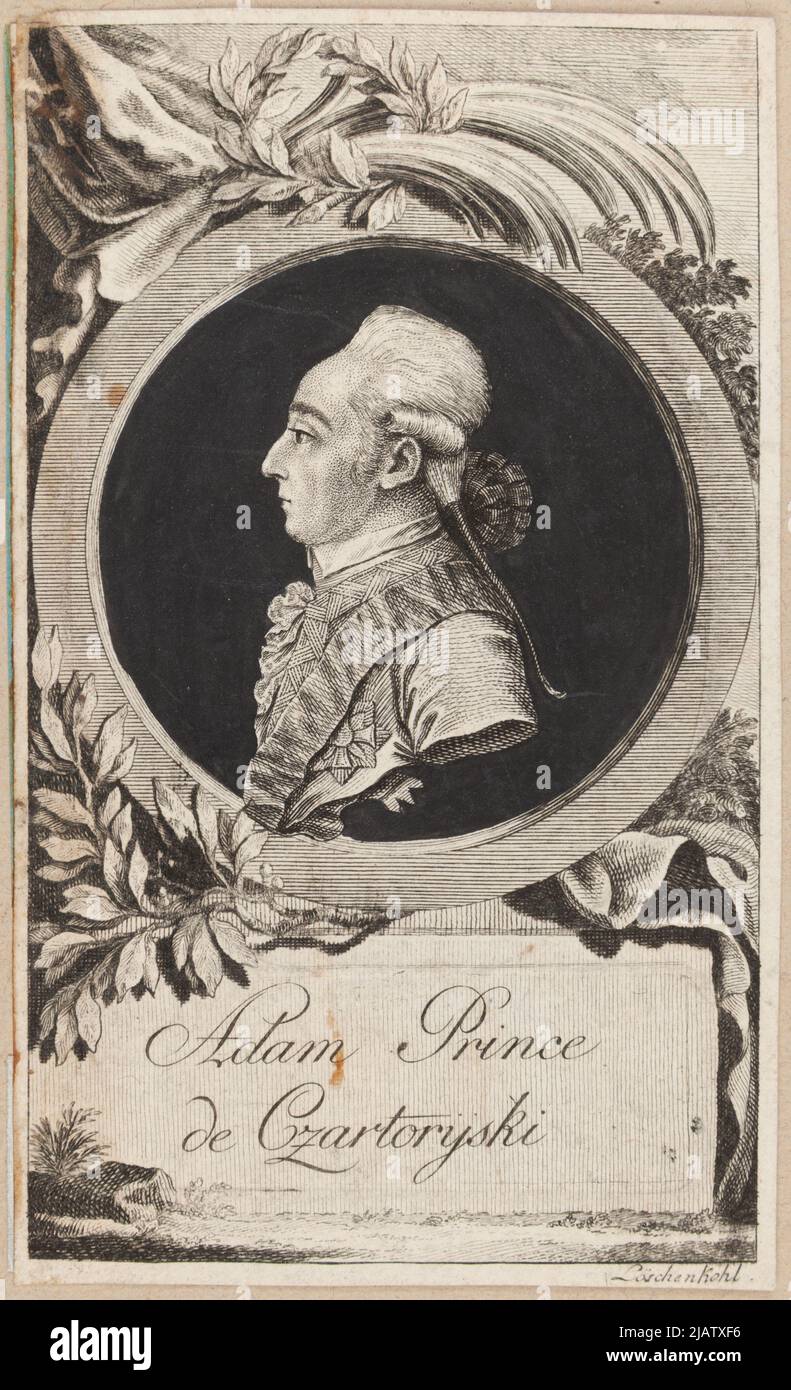 Adam Prince de Czartoryski Loeschenkohl, Johann Hieronymus (1753 1807) Banque D'Images