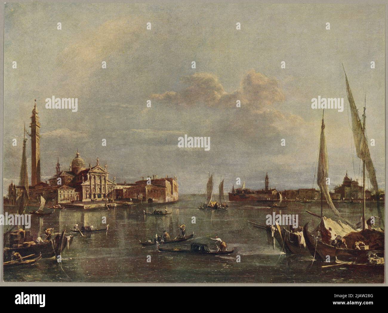 Bliej Kultury Verlag de A.E. Seemann à Leipzig, Guardi, Francesco (1712 1793) Banque D'Images