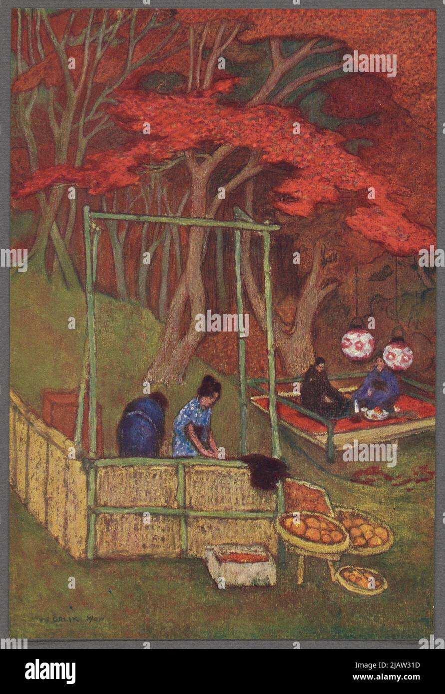 Bliżej Kultury Verlag de A.E. Seemann à Leipzig, Orlik, Emil (1870 1932) Banque D'Images