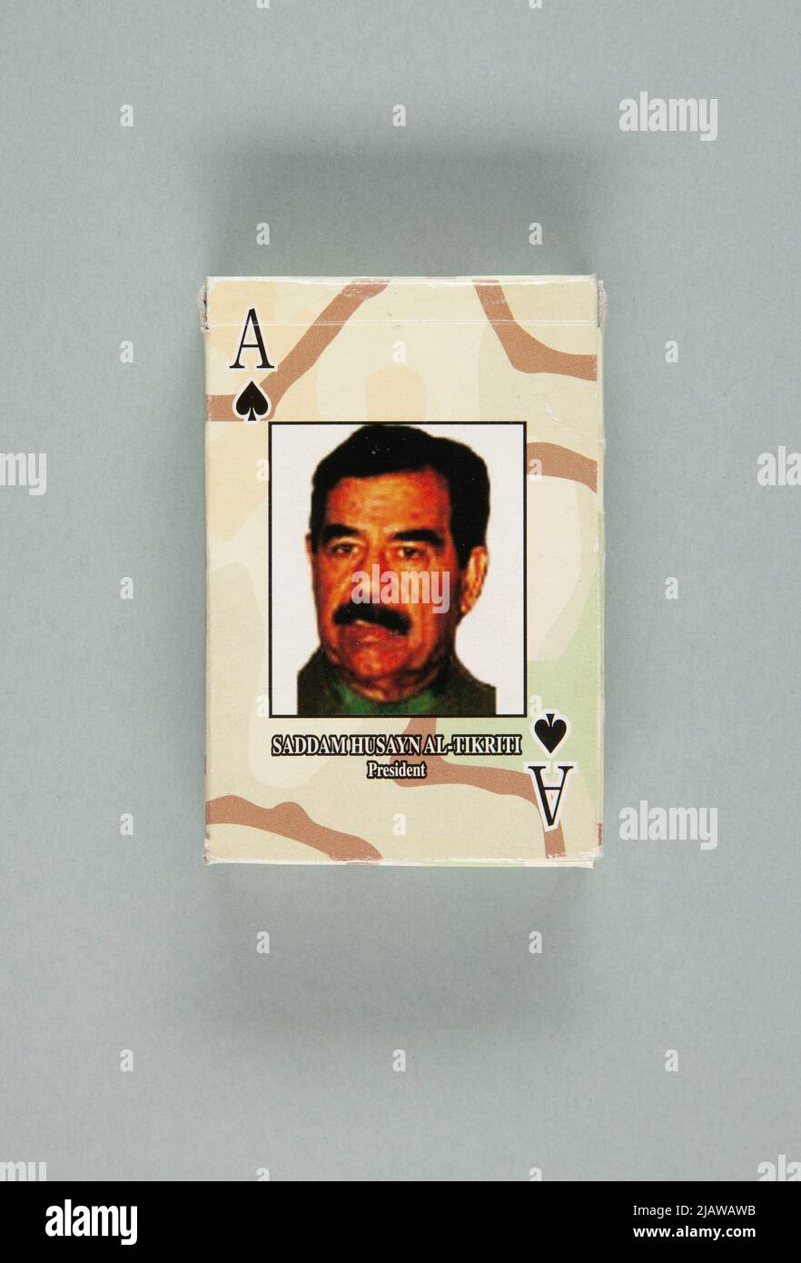 Étui pour jeu de cartes Banque D'Images