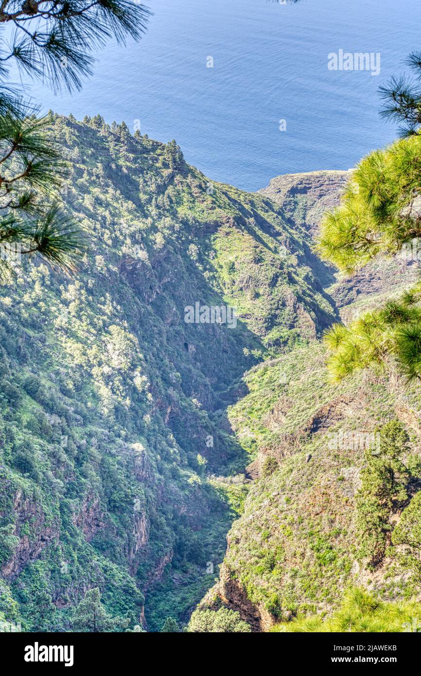 Roque de Los Muchachos, la Palma, HDR image Banque D'Images