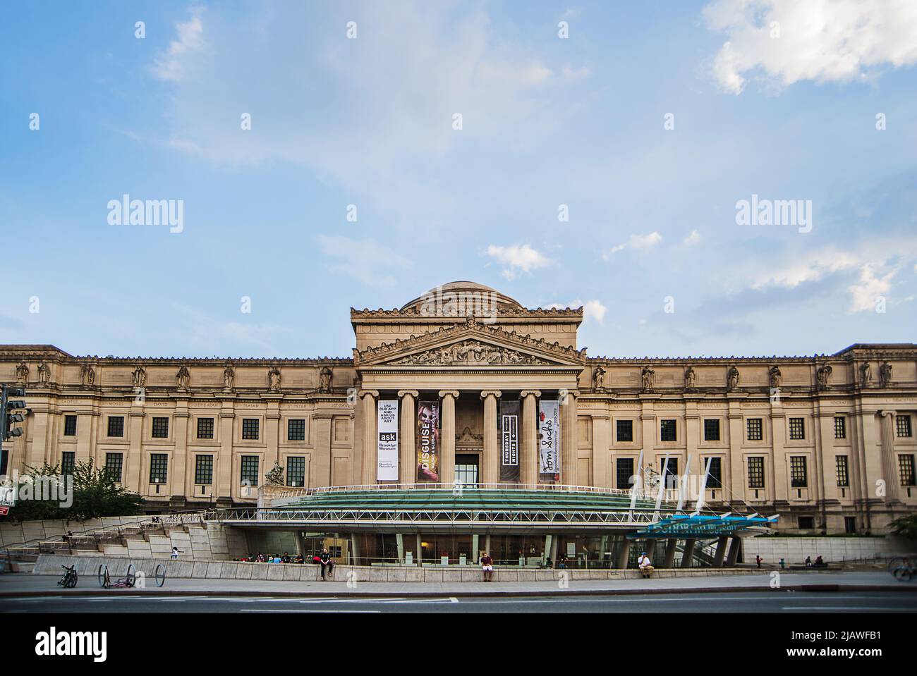 Entrée au musée d'art de Brooklyn, Crown Heights, Brooklyn, New York Banque D'Images