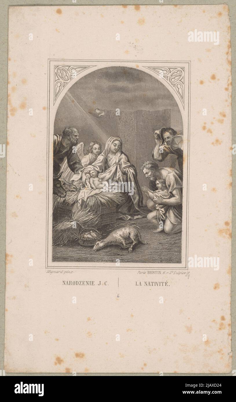 Bliżej Kultury Bertin, C., Martinet, L. (18 .. 18 ..) Imprimante, Mignard, Pierre (1612 1695) Banque D'Images
