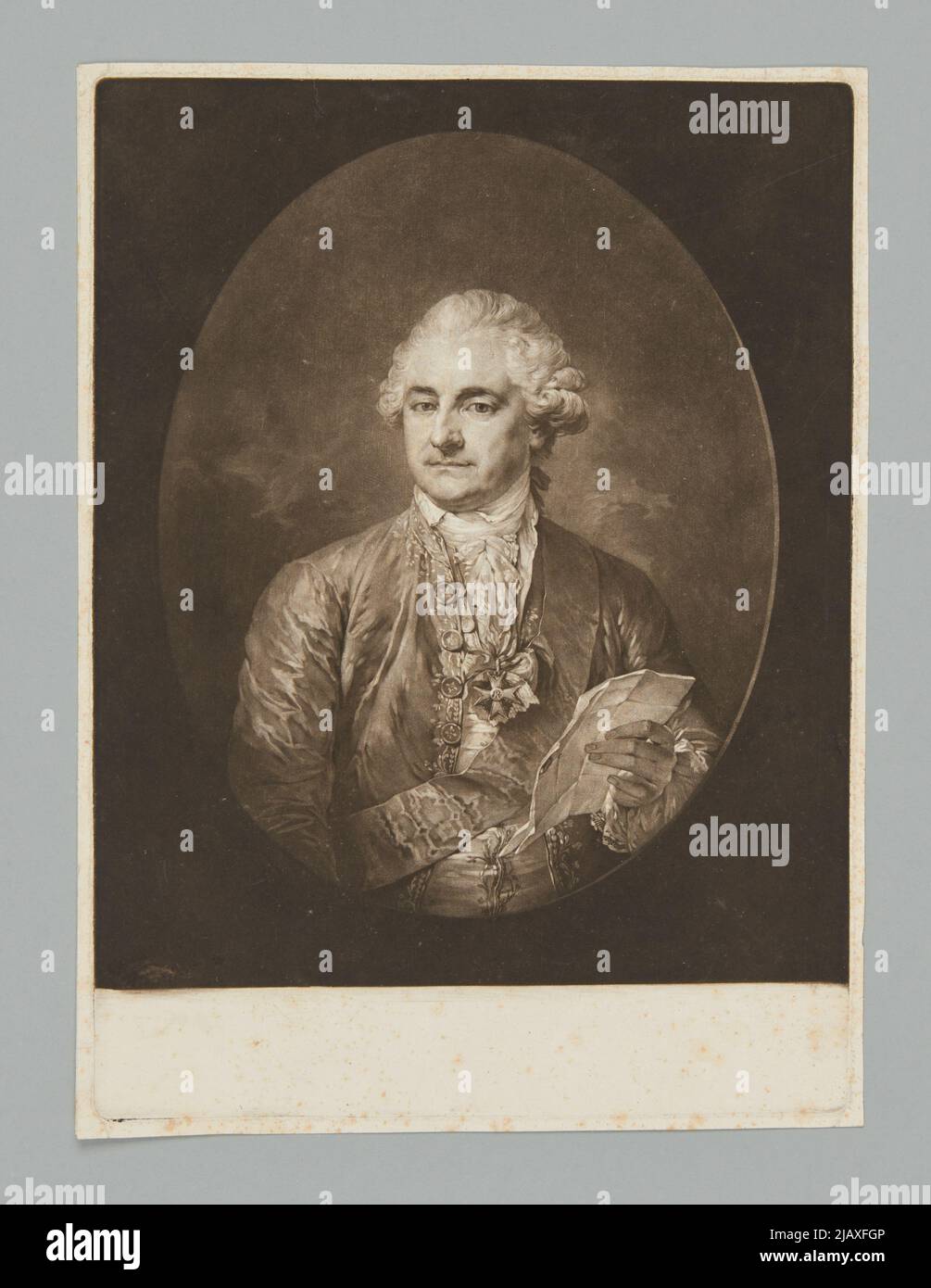 [Stanisław August Poniatowski] Pichler, Johann Peter (1765 1807), Lampi, Johann Baptist von (St.; 1751 1830) Banque D'Images