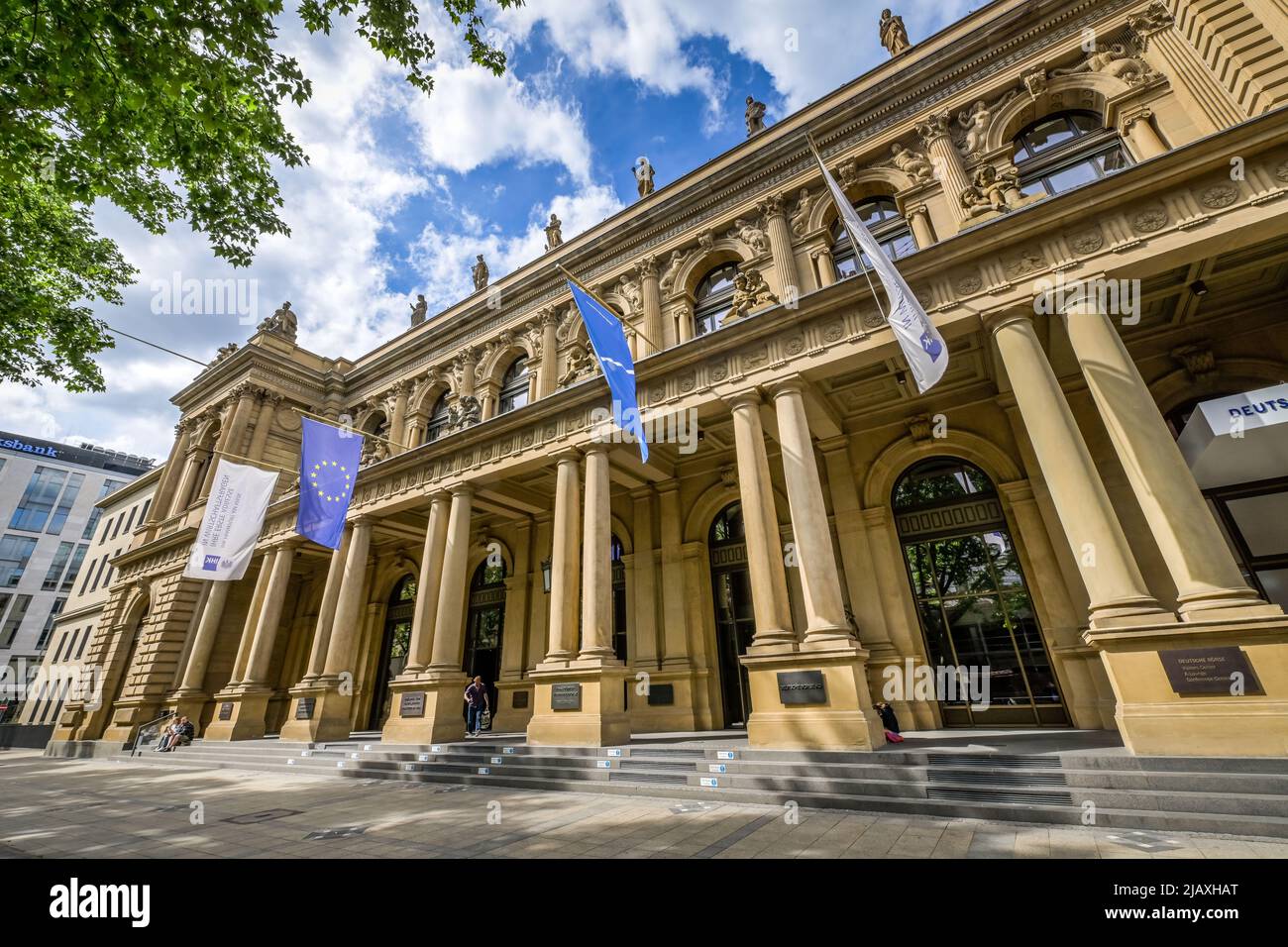 Deutsche Börse, Börsenplatz, Francfort-sur-le-main, Hesse, Allemagne Banque D'Images