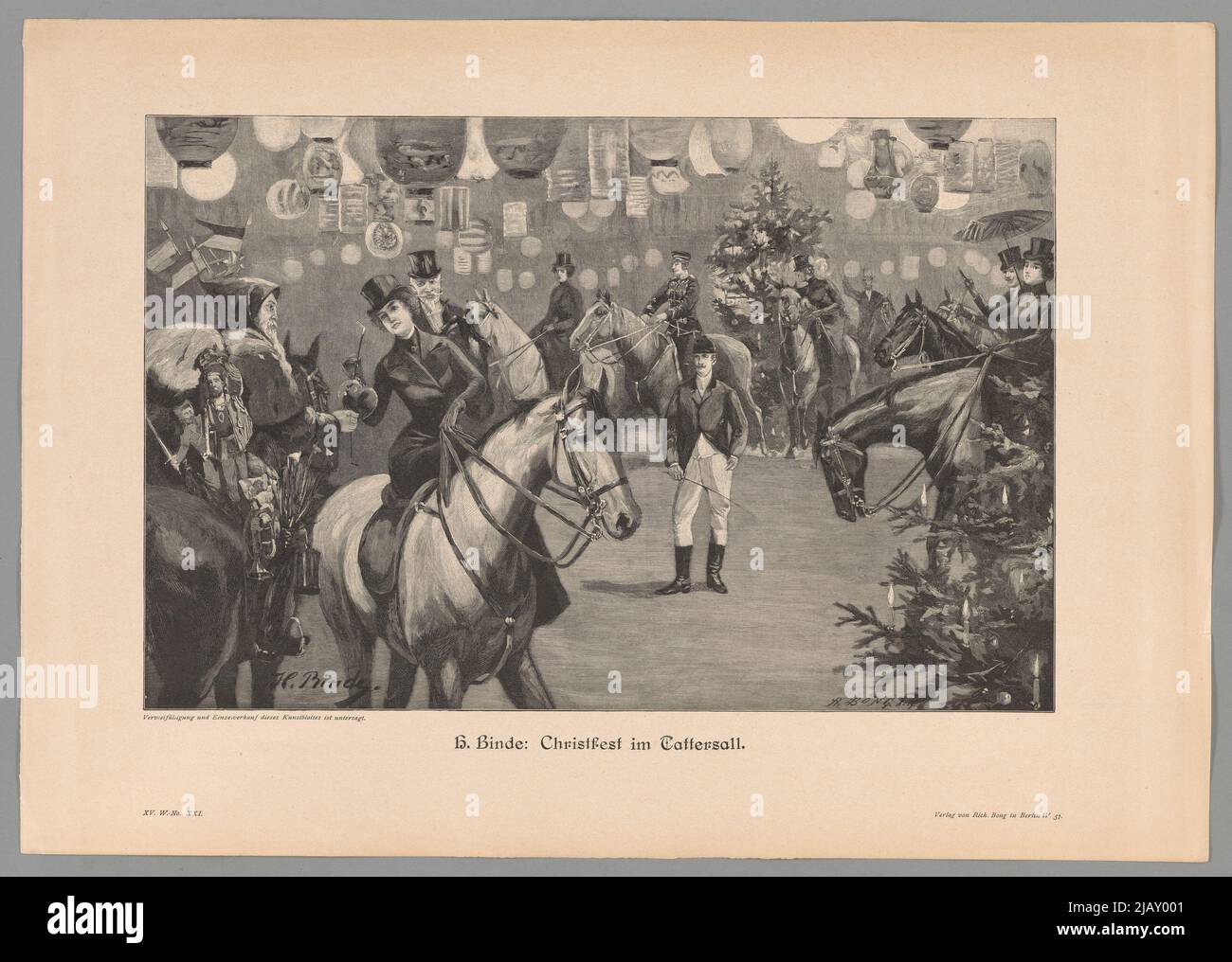 Bliżej Kultury Éditeur par Rich. Bong à Berlin, Binde, Heinrich (1862 1929) Banque D'Images