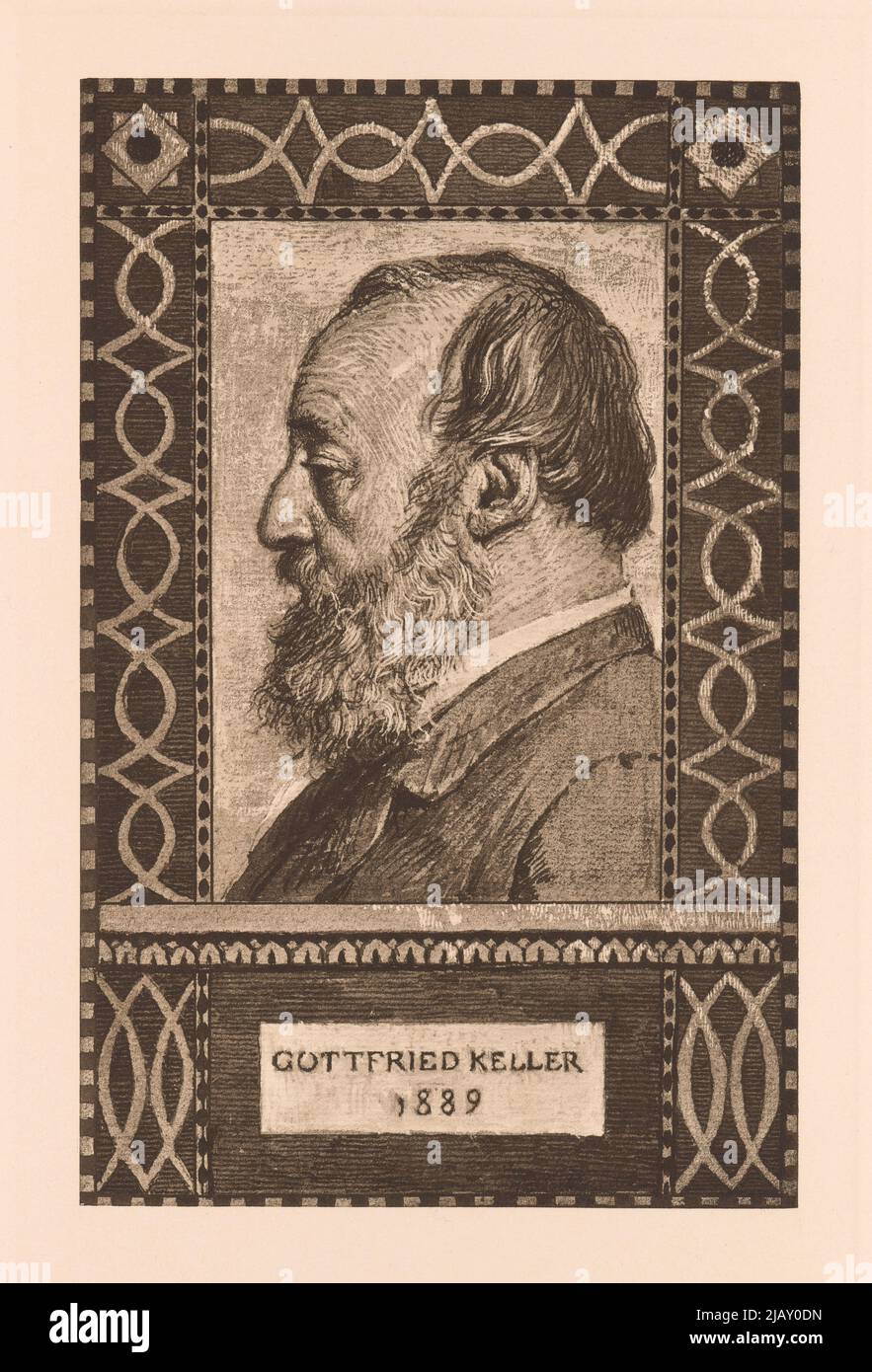 Bliżej Kultury Photographic Union Munich, Böcklin, Arnold (1827 1901) Banque D'Images