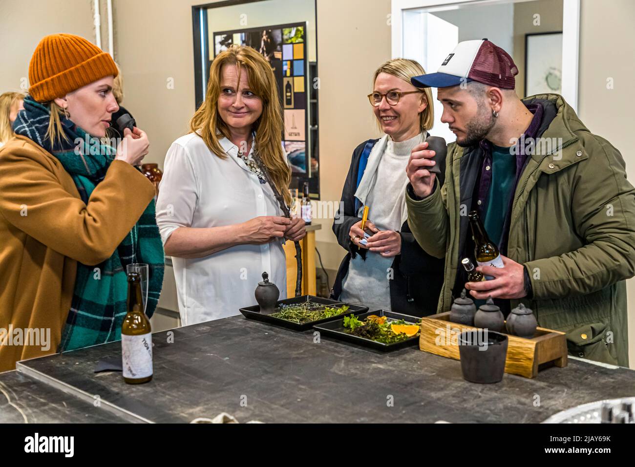 Produits islandais de soins de la peau de SÓLEY à Reykjavik, Islande Banque D'Images