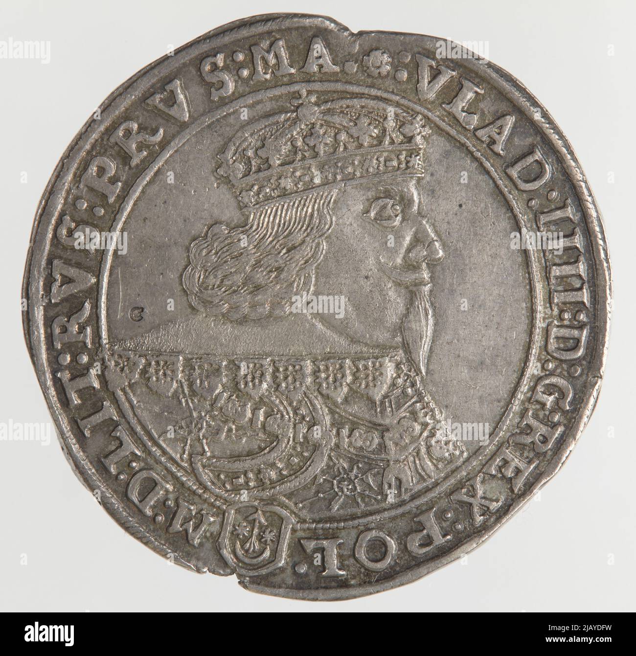 Władysław IV Waza (1633–1648), Crown Thaler, Bydgoszcz; 1641 Mint of Bydgoszcz, W Adys AW IV Waza (1595 1648) Banque D'Images