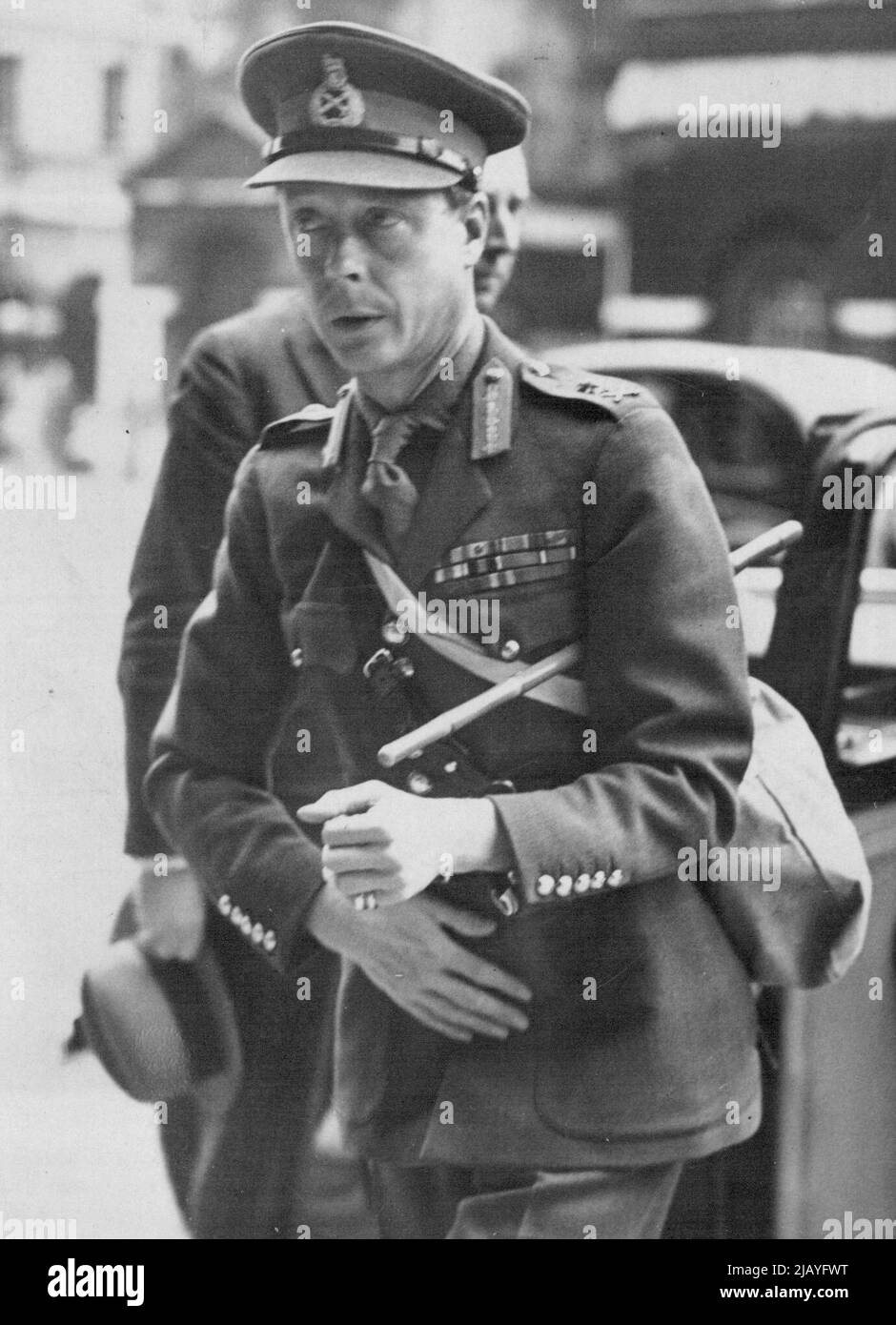 Le duc de Windsor, dans l'uniforme du major-général. 21 décembre 1939. (Photo par Universal Pictorial Press & Agency). Banque D'Images