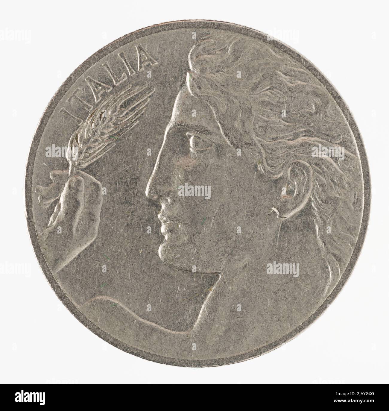 Italie, Wiktor Emanuel III (1900 1946), 20 centisimi, rome; 1910 Mint de Rome, Giorgi, Evaristo Luigi (1848 1912), Bistolfi, Leonardo (1859 1933) Banque D'Images