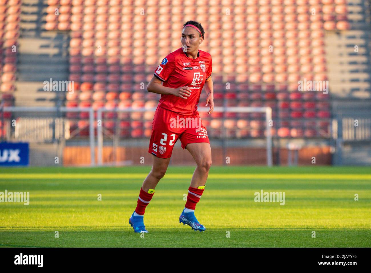 Ekaterina Tyryshkina de Dijon FCO lors du championnat féminin de France D1 Arkema football match entre le FC de Paris et le FCO de Dijon sur 1 juin 2022 au stade Dominique Duvauchelle à Créteil, France - photo: Melanie Laurent/DPPI/LiveMedia Banque D'Images