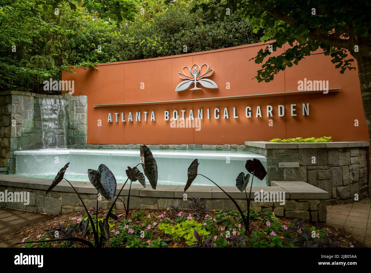 Jardin botanique d'Atlanta Banque D'Images