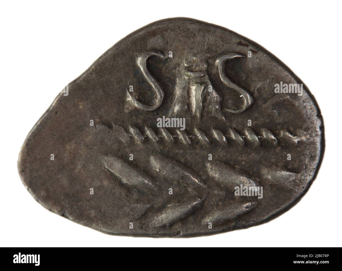 Celtes de l'est, Growy, Pannonia, Armund 50 BC, drachma argenté, Type total (AR) Celtes orientales Banque D'Images