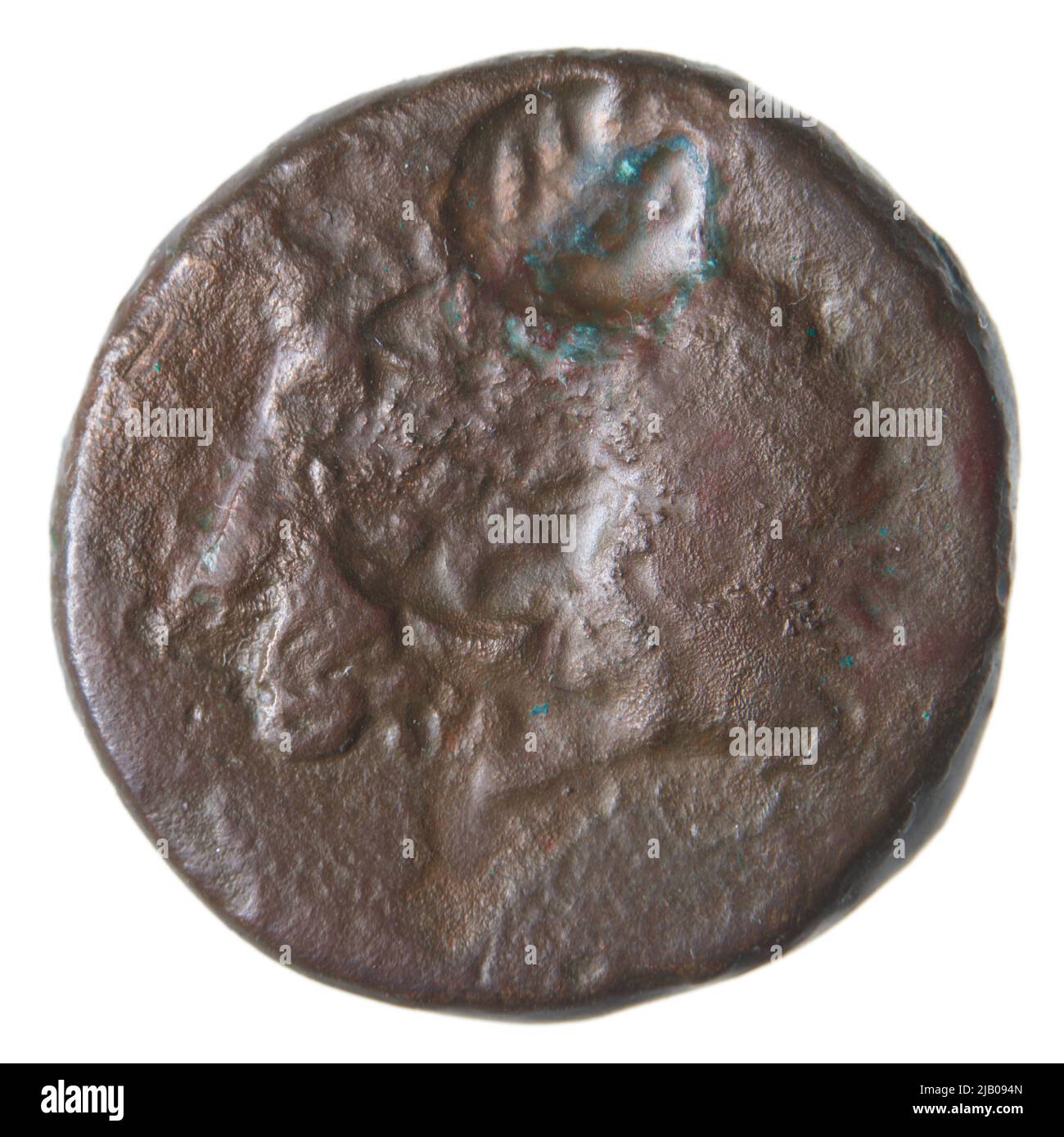 Grèce, Sarmacja, Olmia, env. 1 au premier siècle av. J.-C., bronze (AE) menthe Banque D'Images