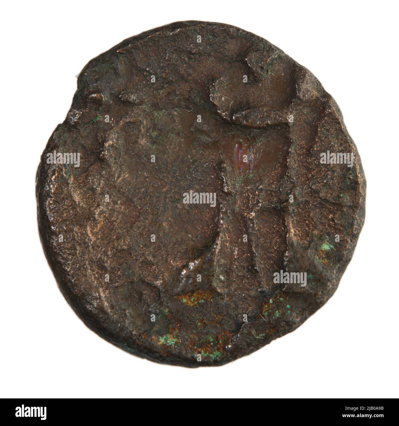 Grèce, Kimerian Bospor, PantiKapajon, fin du deuxième début du premier siècle av. J.-C., bronze (AE) Panticapaeum Banque D'Images