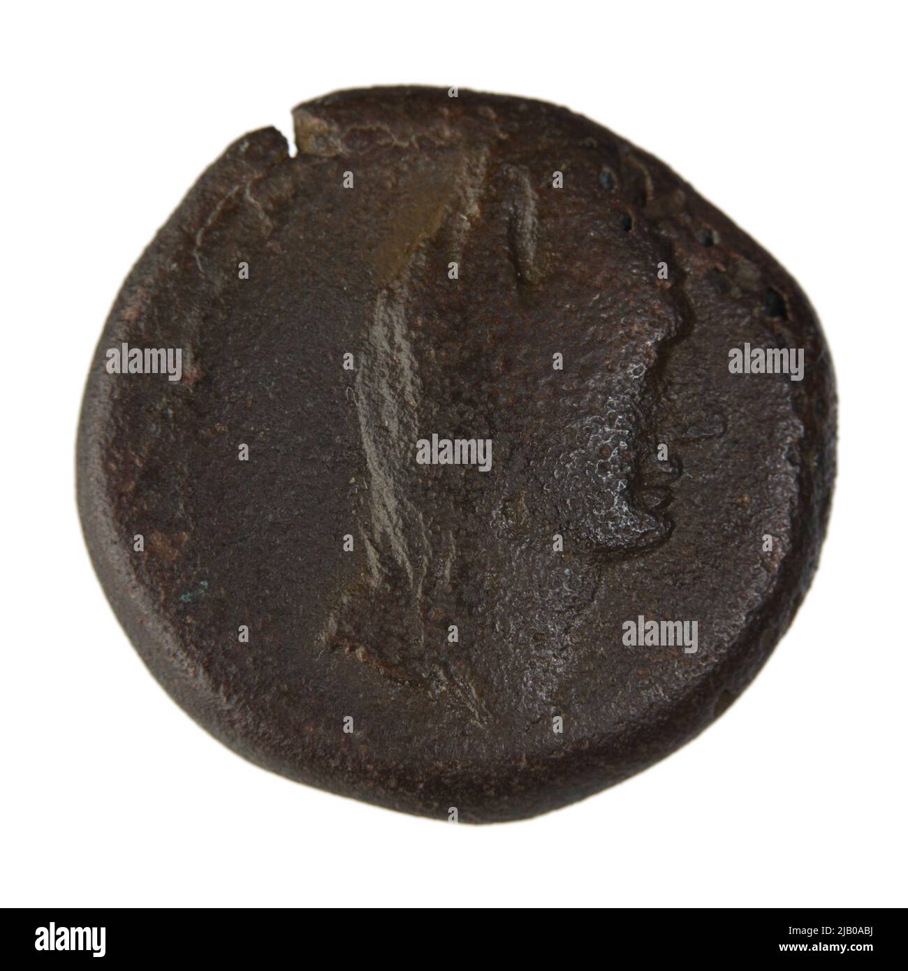 Kimerian Bospor, Panticajon comme Cearea, fin du premier siècle av. J.-C.; AEE Mennica Agrippia Caesarea Banque D'Images