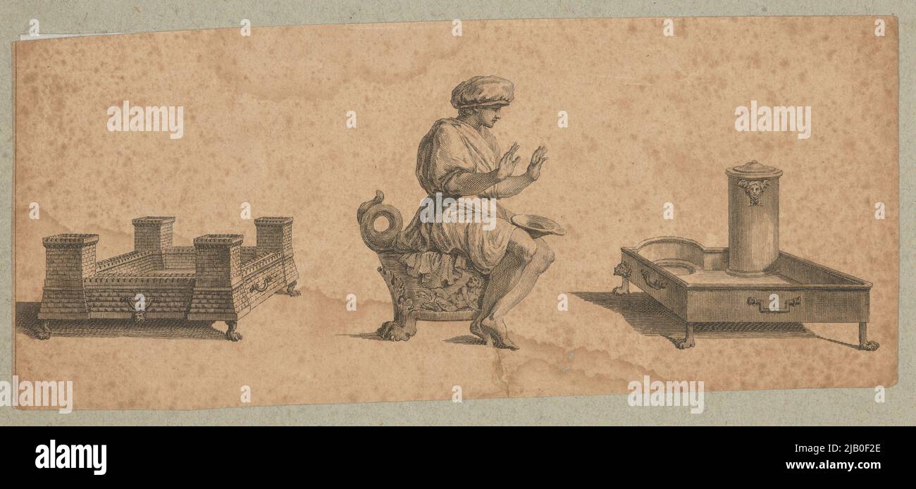 Dispositifs de chauffage anciens inconnus Banque D'Images