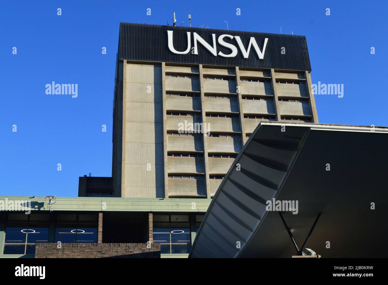 Un cliché instantané à l'Université de Nouvelle-Galles du Sud à Sydney, en Australie Banque D'Images