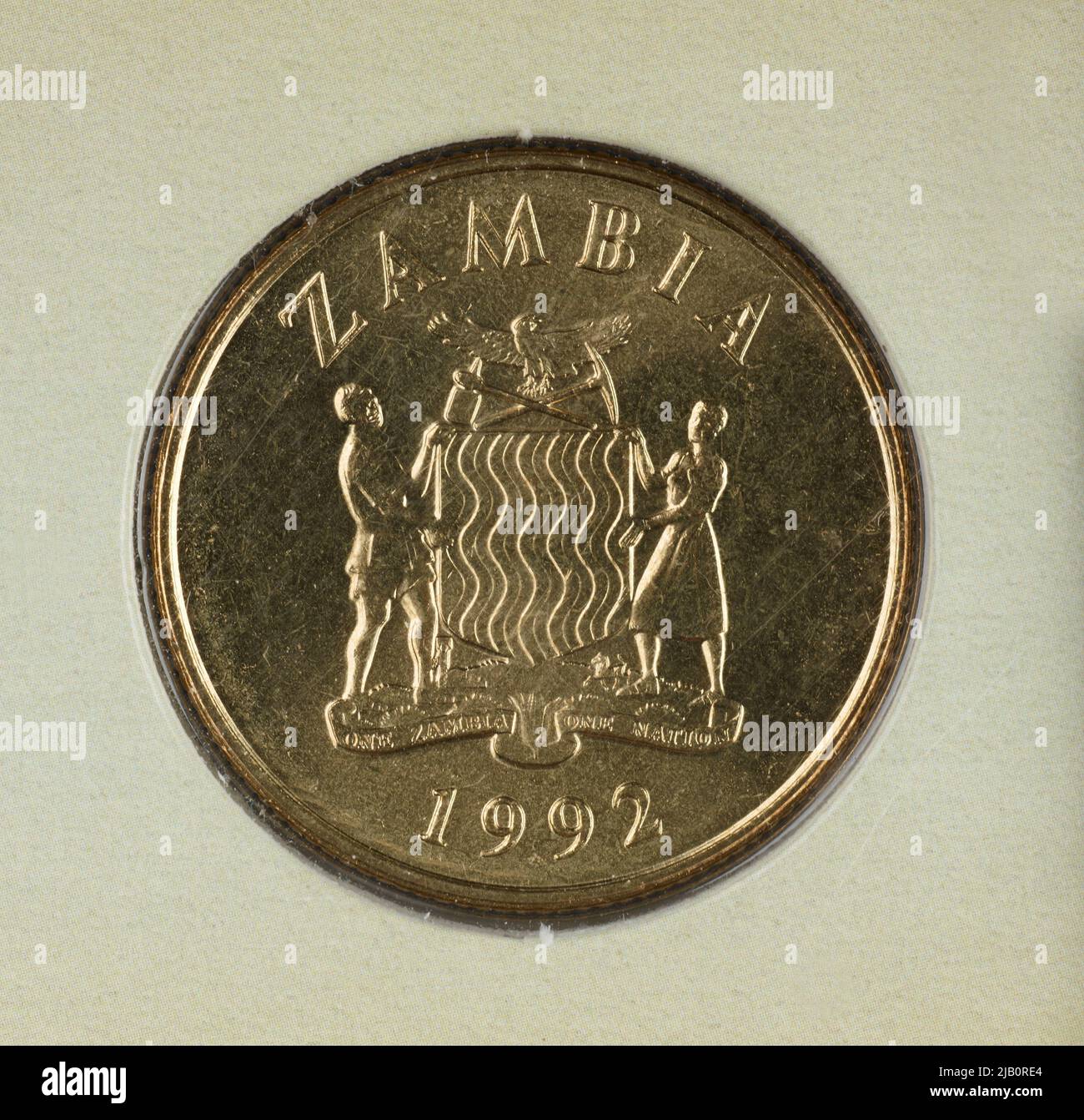 Zambie (République), 5 Katha, 1992 Banque D'Images