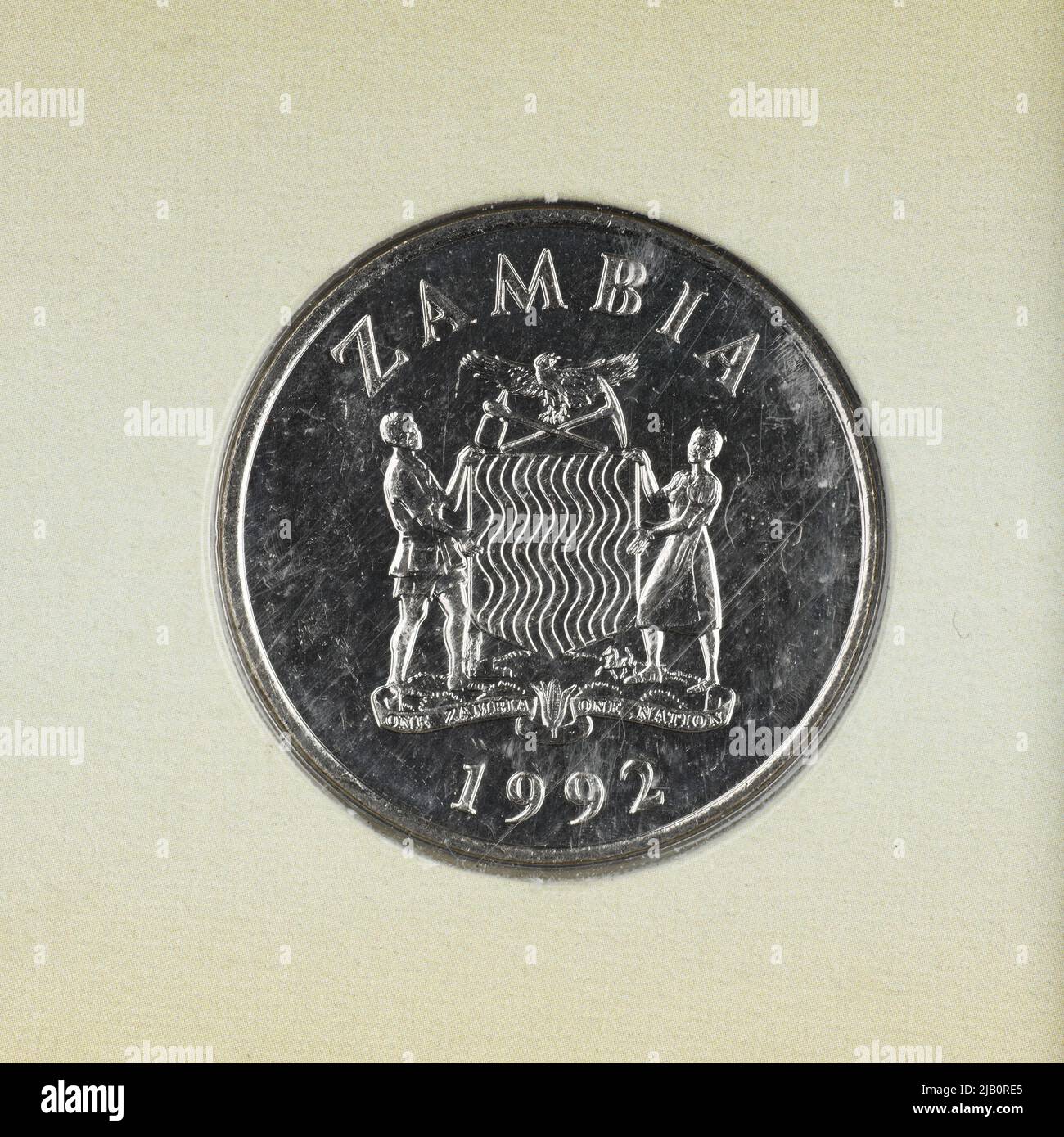 Zambie (République), 50 nwegue, 1992 Banque D'Images