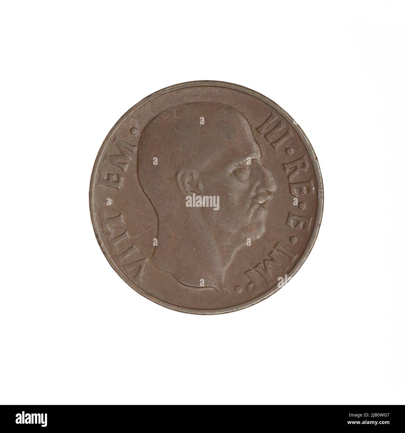 Italie, Wiktor Emanuel III (1900 1946), 5 centisimi, rome; 1939 monnaie de Rome, Romagnoli, Giuseppe (1872 1966) Banque D'Images