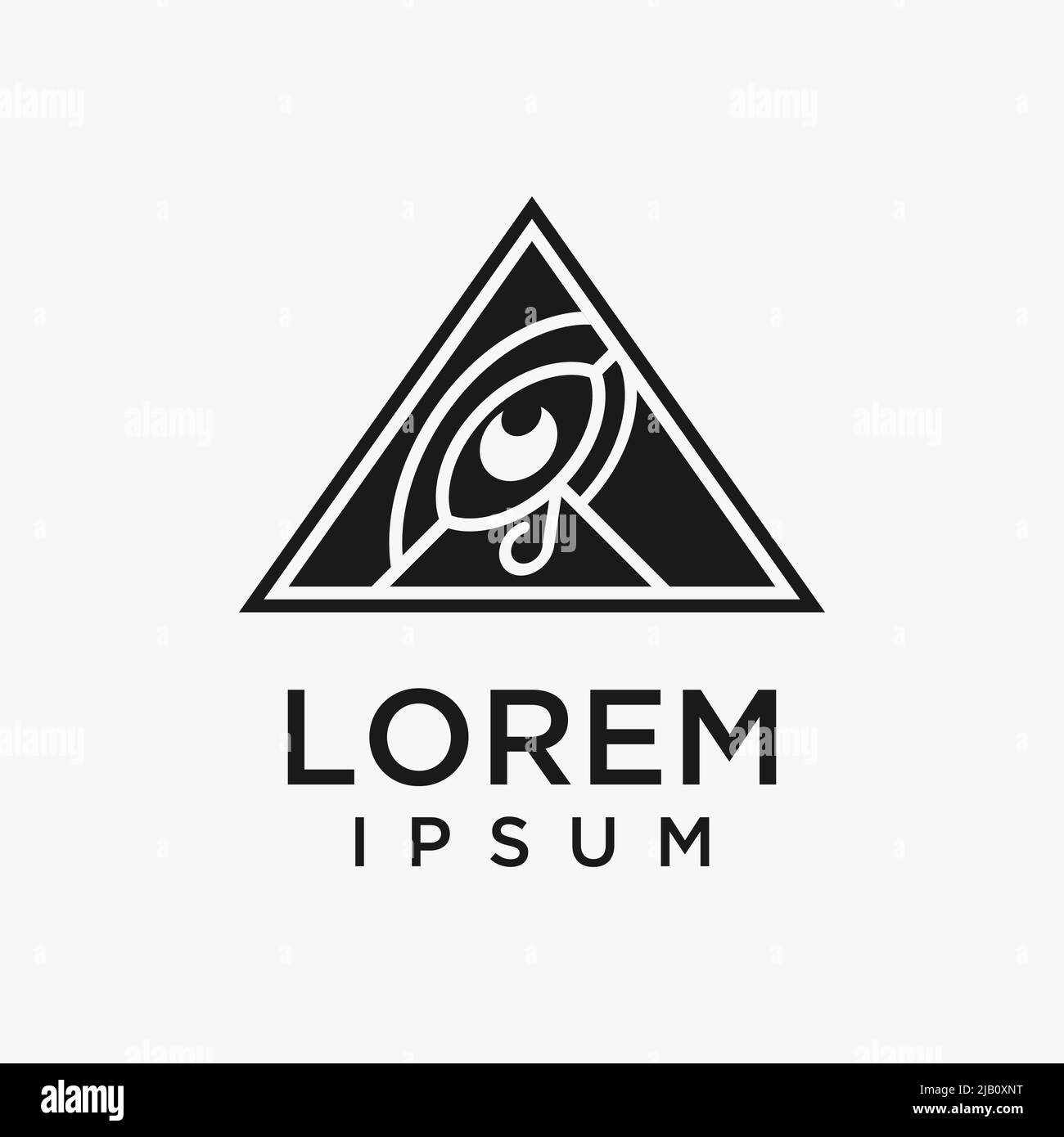 Logo Horus Eye Illustration de Vecteur