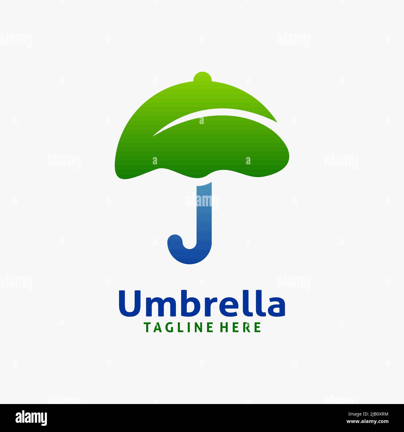 Motif feuilles de parapluie Illustration de Vecteur