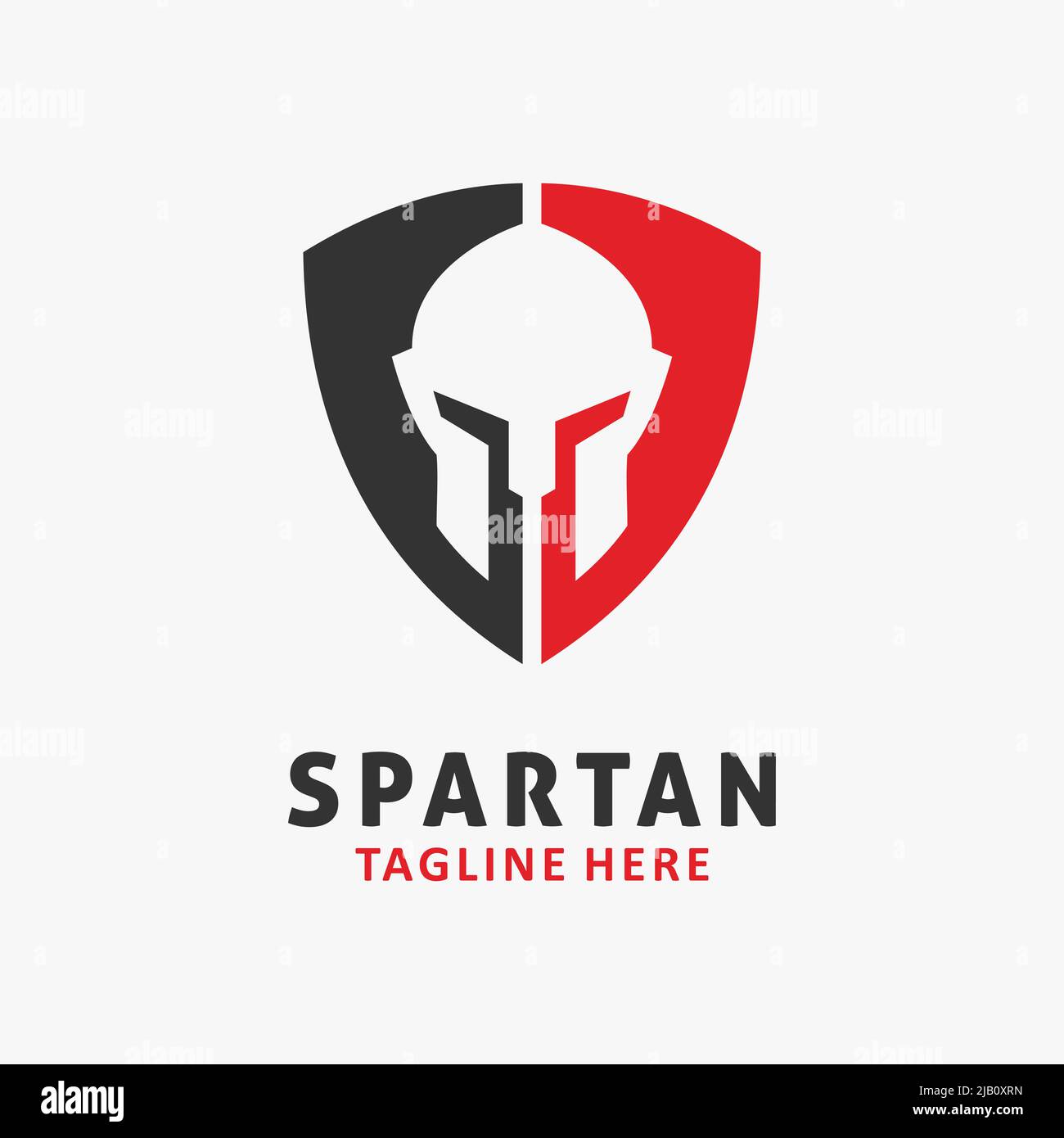 Logo Spartan inspiré Illustration de Vecteur