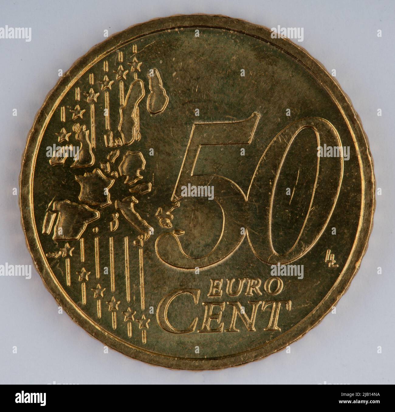 Union européenne, France, 50 euros cent; 2001 MENNICA pissac, Luycx, Luc (1958), Jorio, Laurent, Roty, Louis Oscar Banque D'Images